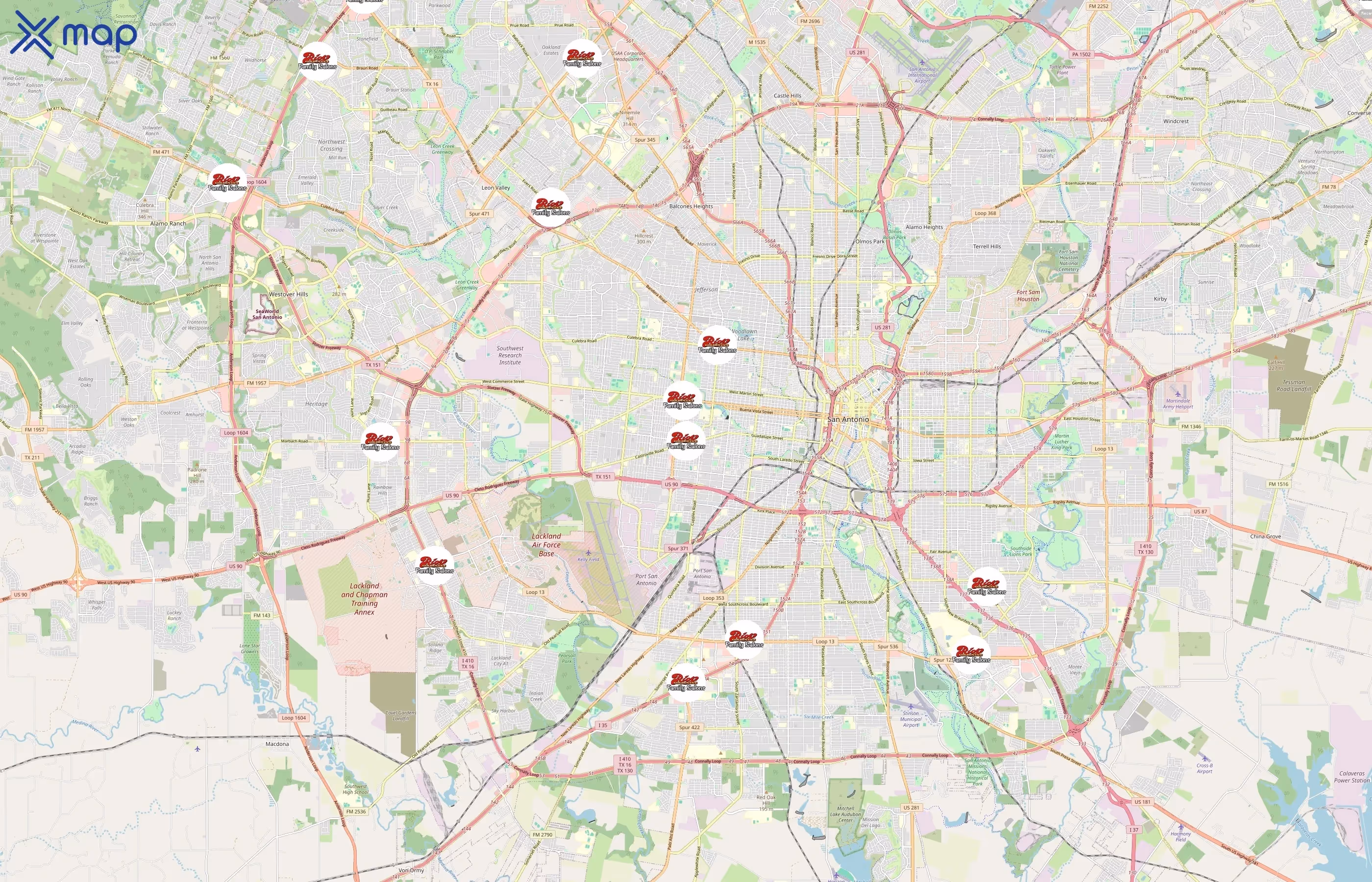 Rios Golden Cut area coverage