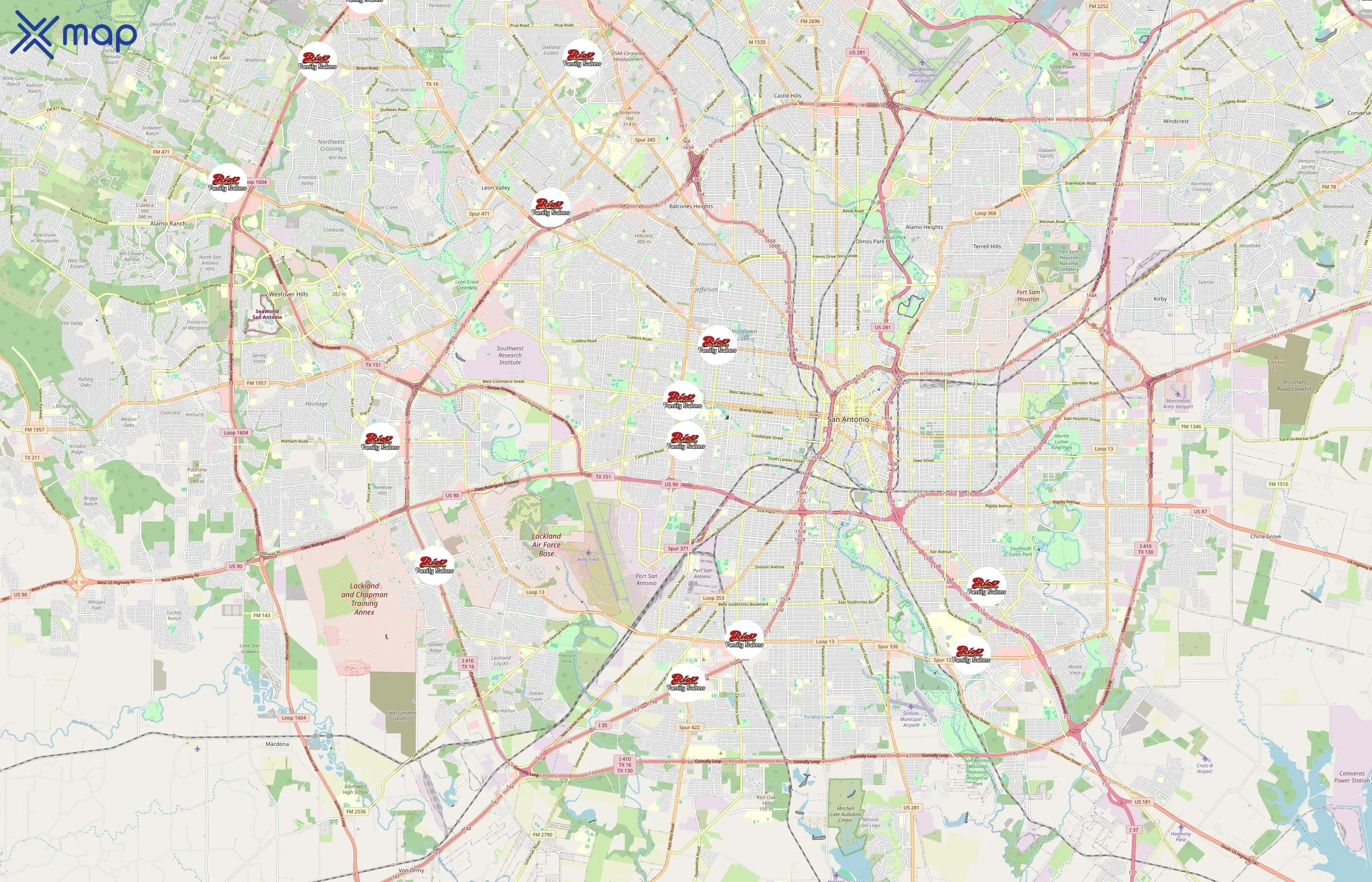 Rios Golden Cut area coverage