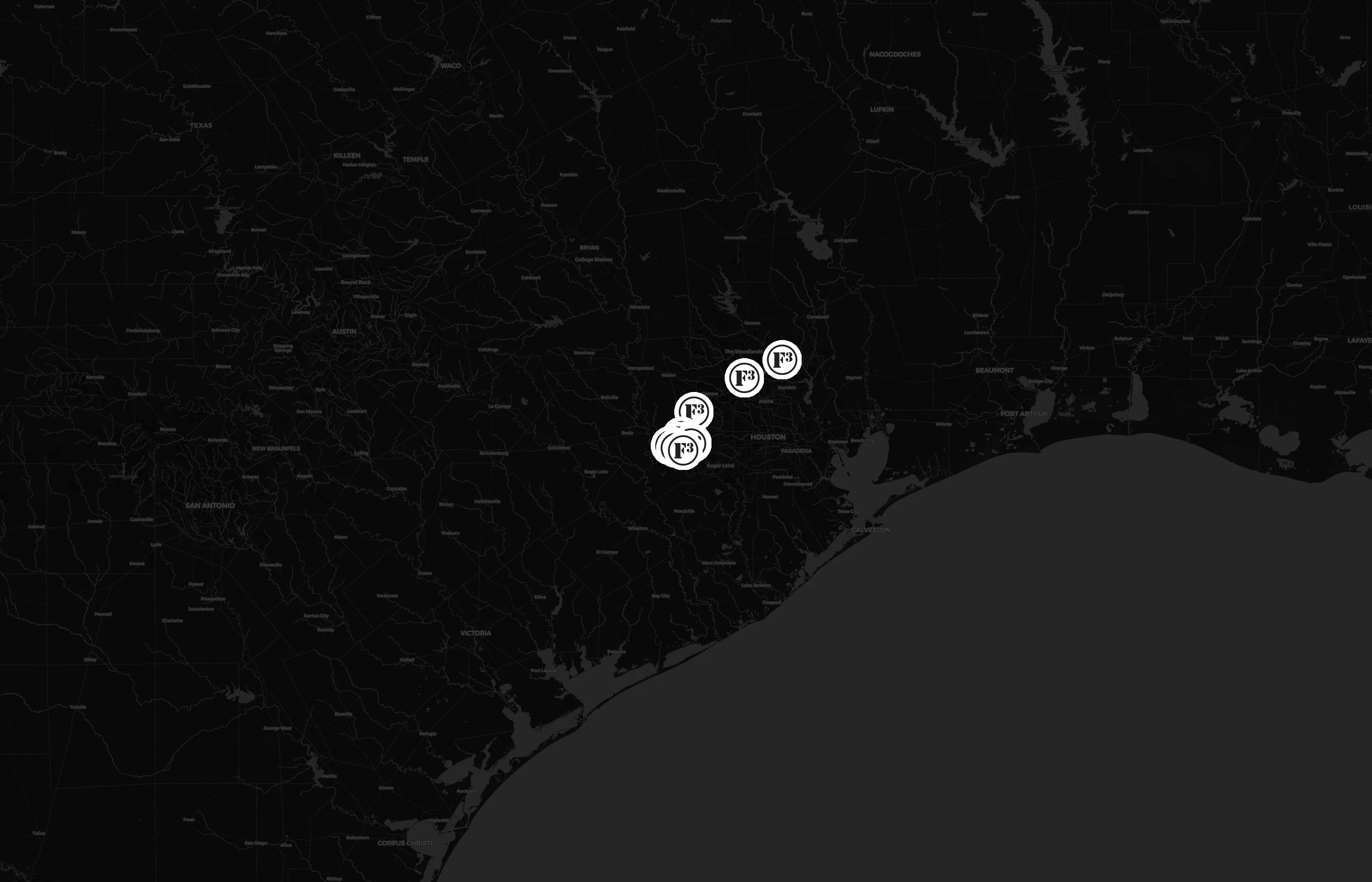 F3 Nation city distribution