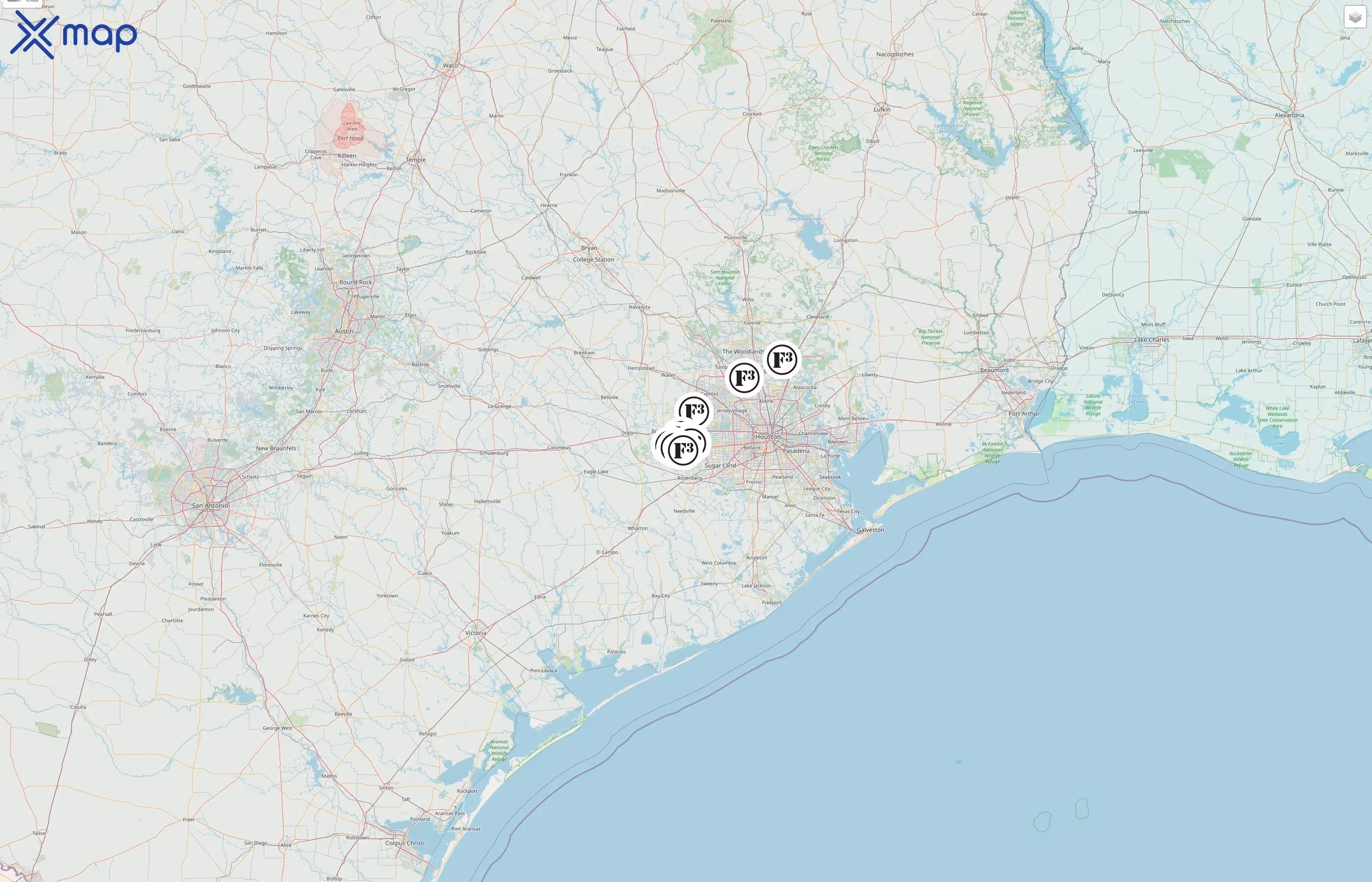 F3 Nation street hotspots