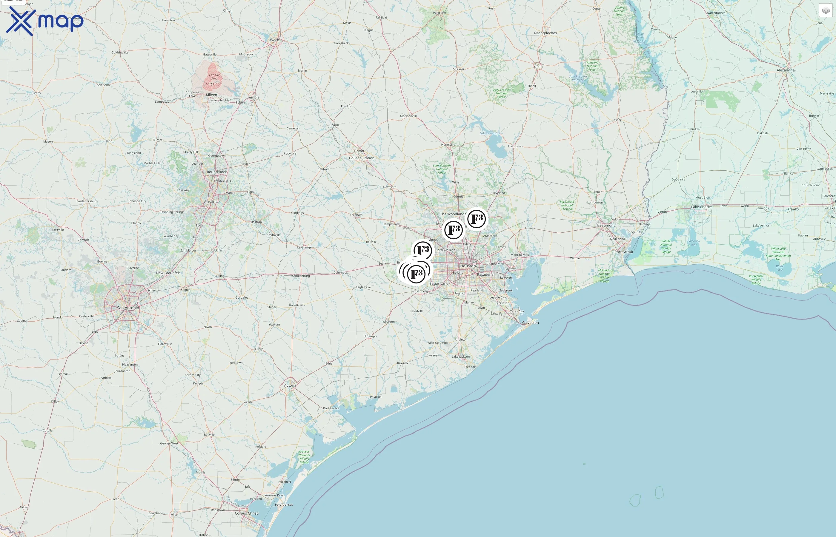 F3 Nation street hotspots