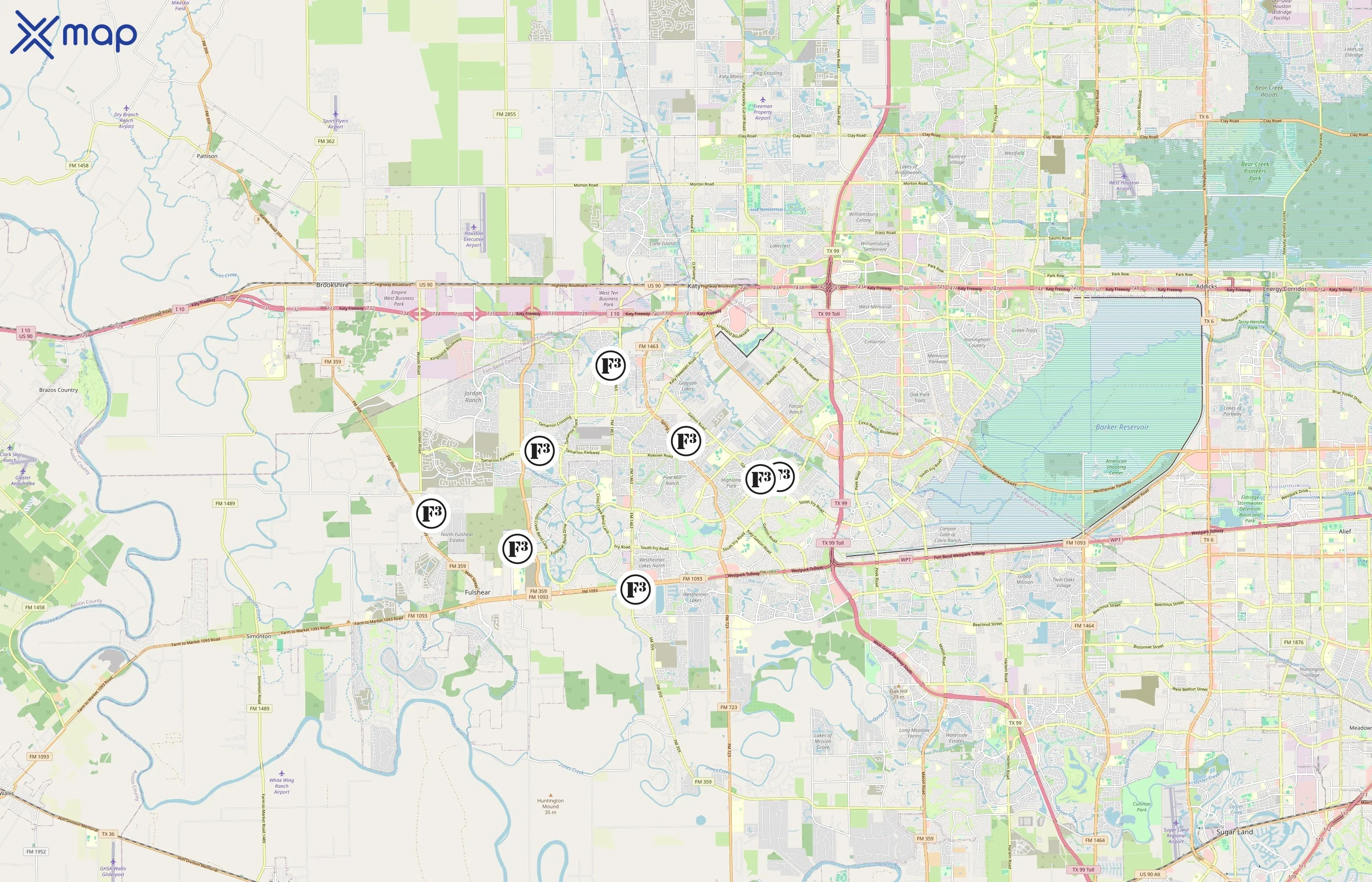 F3 Nation area coverage