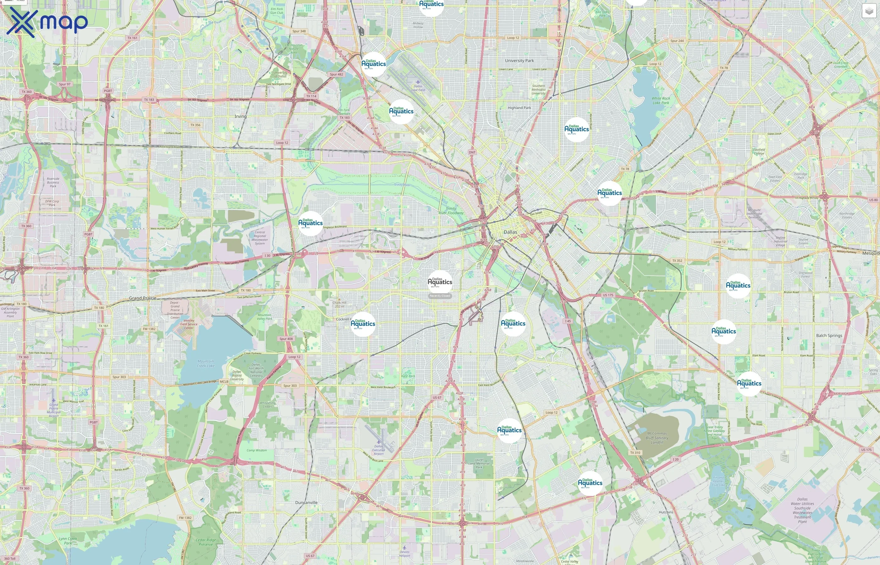 Dallas Aquatics traffic data