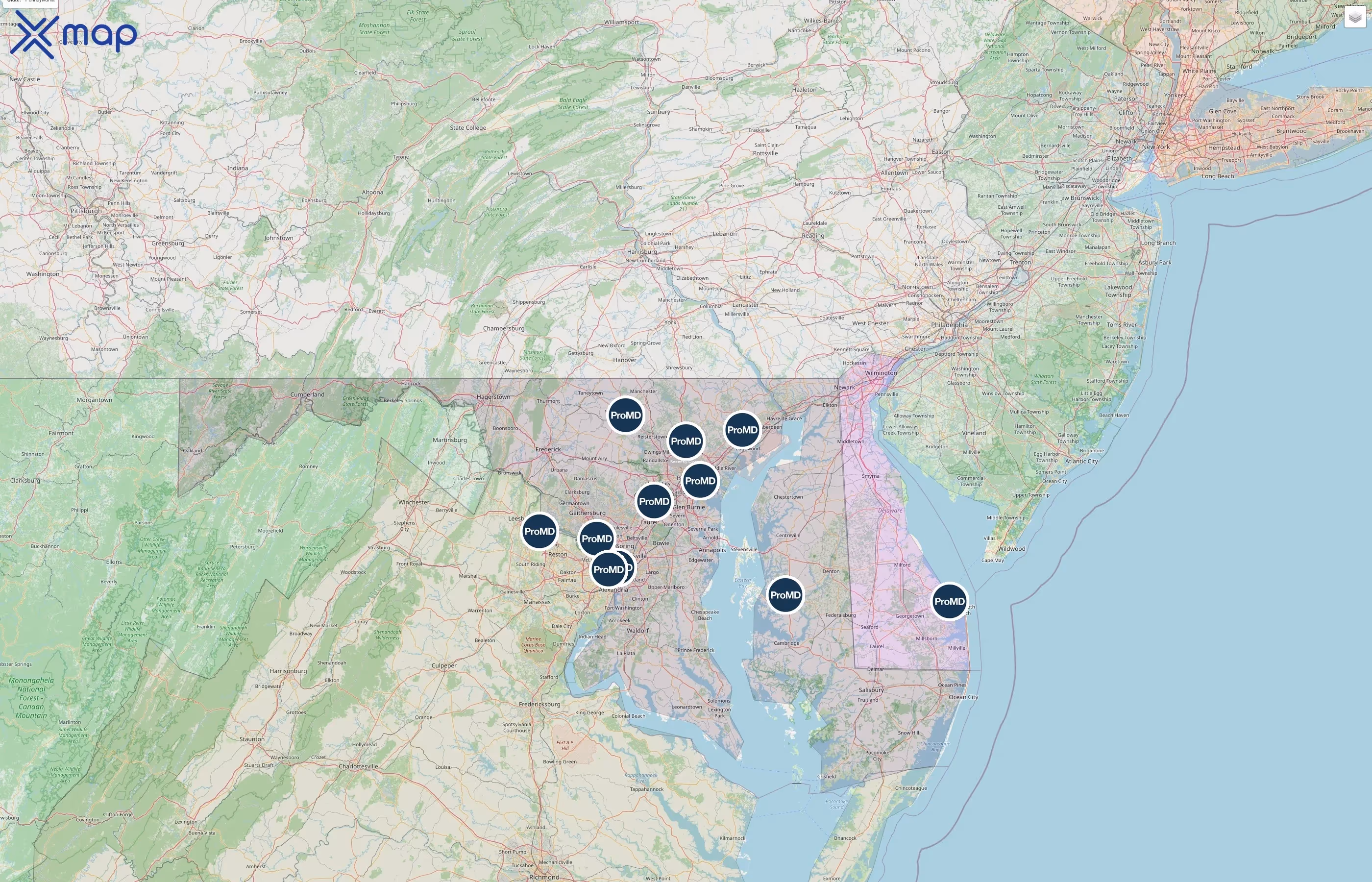 ProMD Health street hotspots