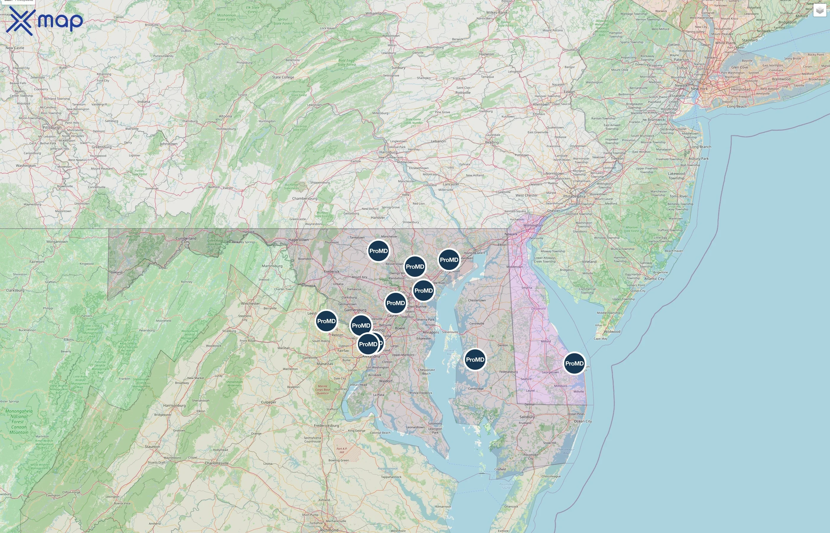 ProMD Health street hotspots