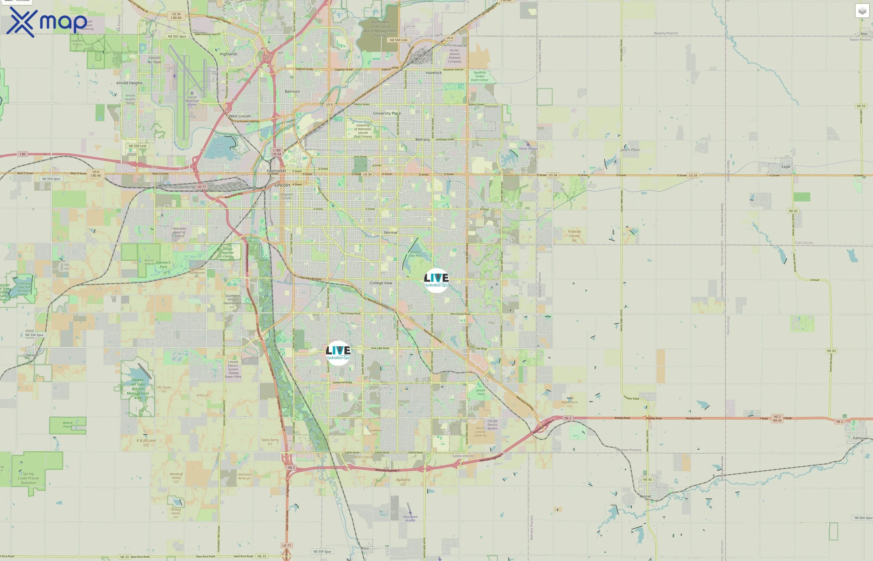 LIVE Hydration Spa traffic data