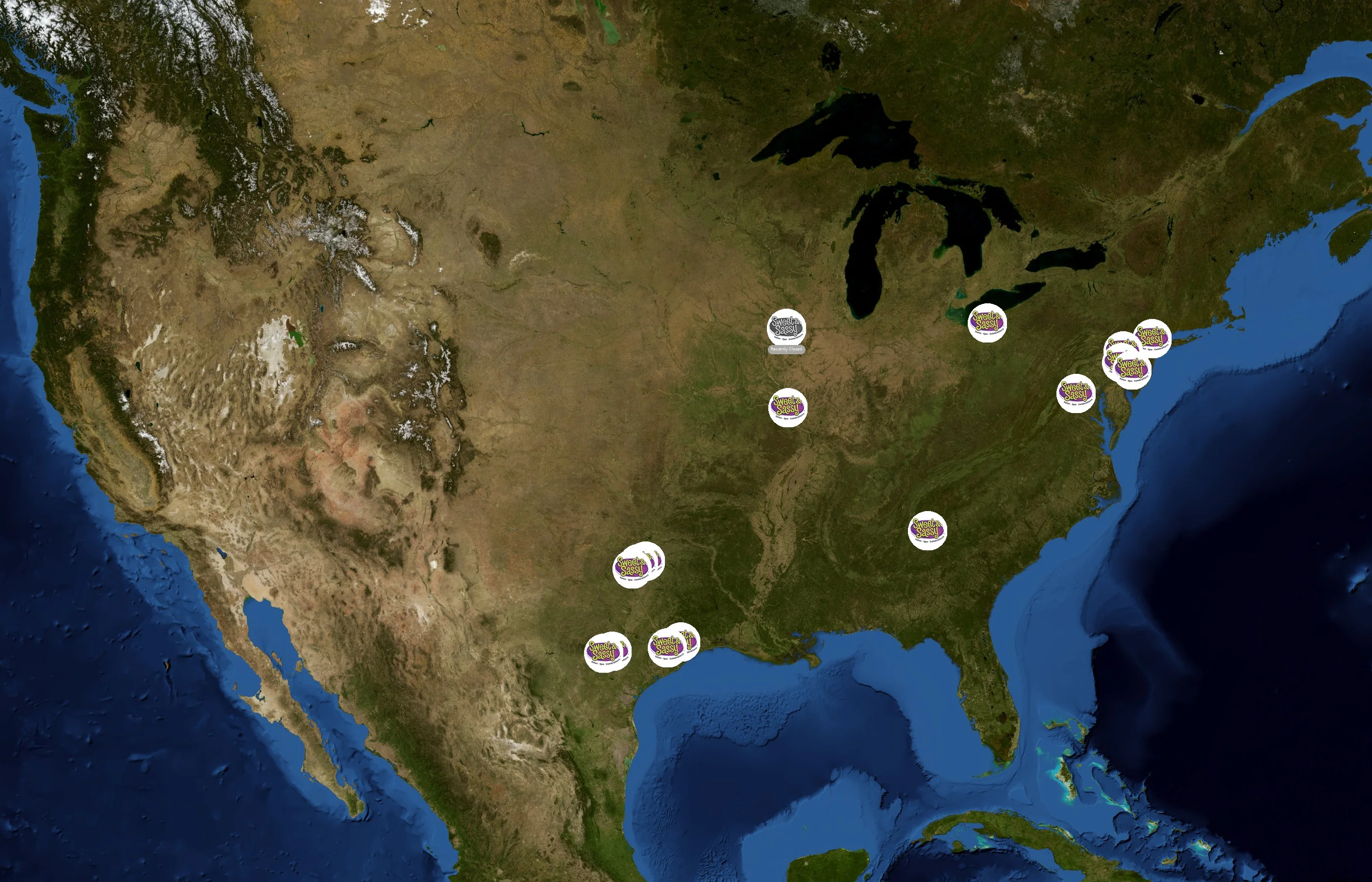 Sweet & Sassy state distribution