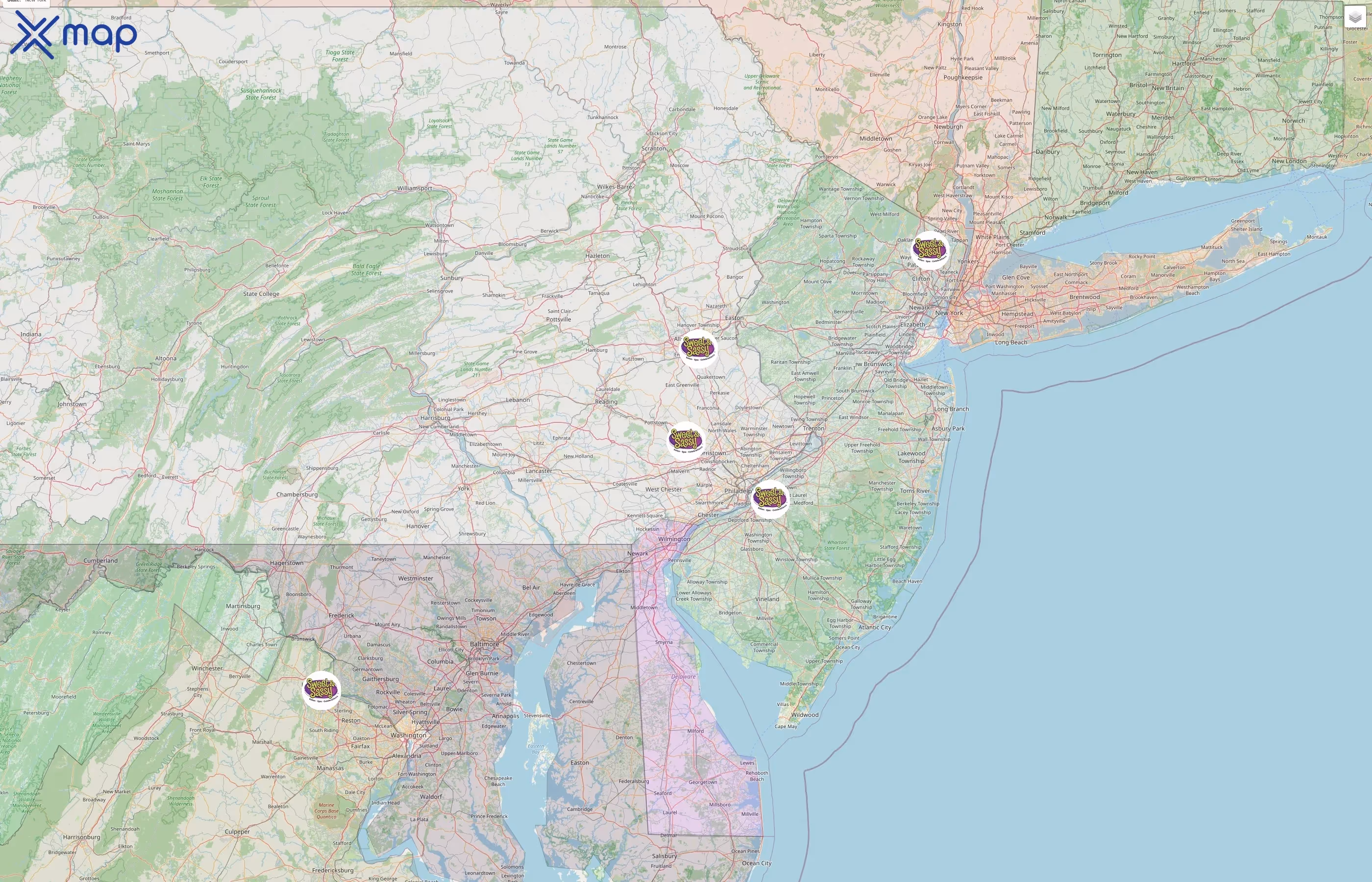 Sweet & Sassy street hotspots