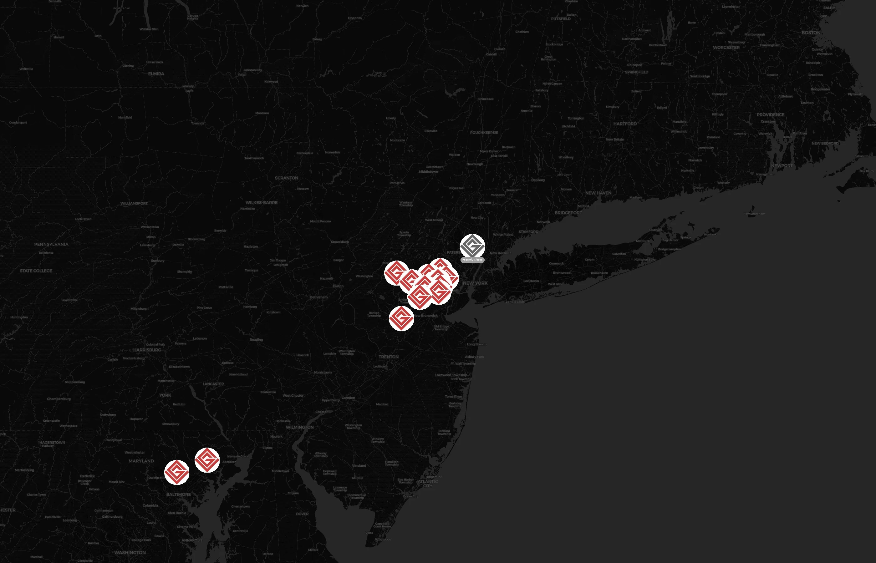 GameChanger Fit city distribution