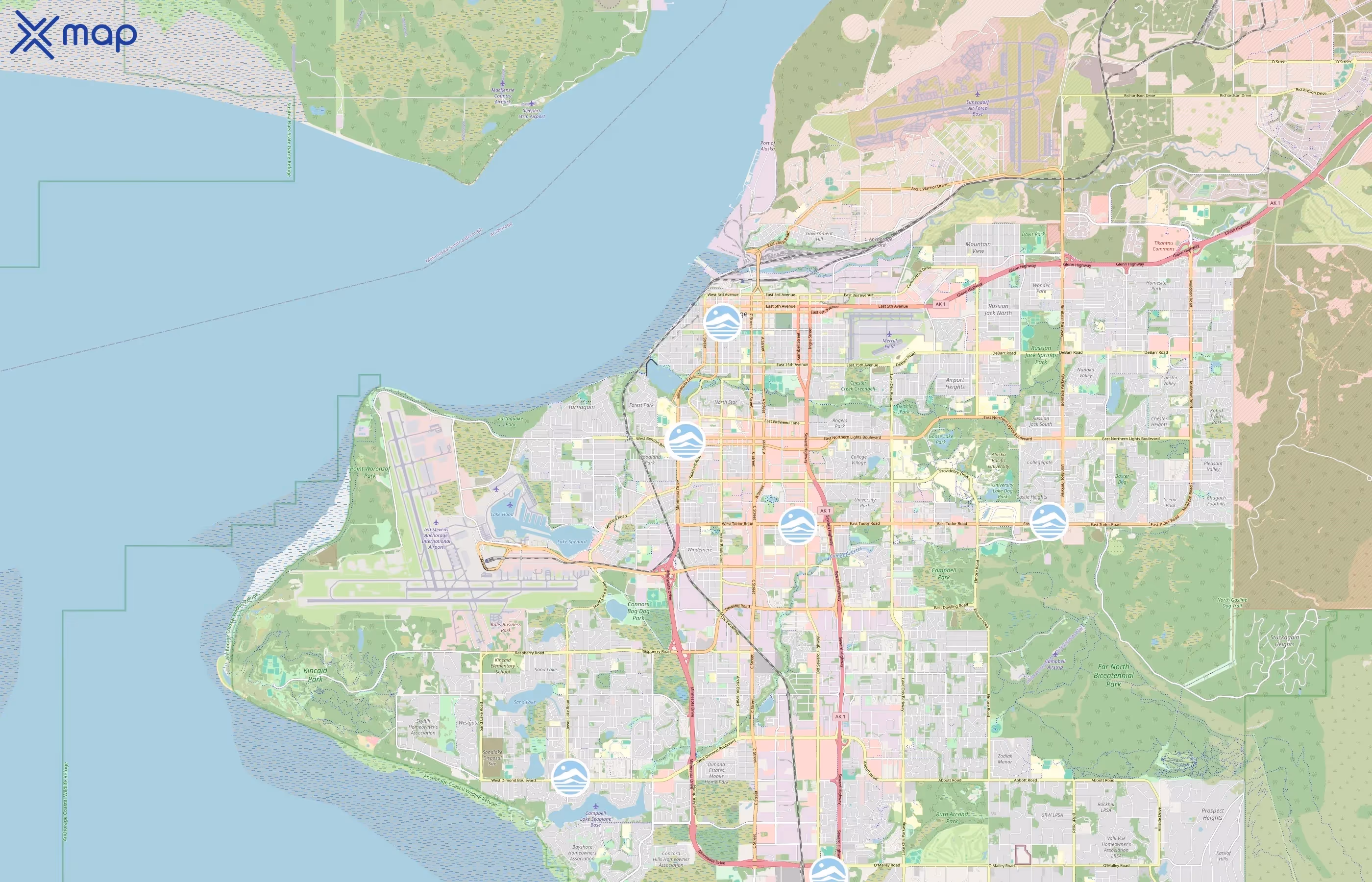 The Alaska Club area coverage