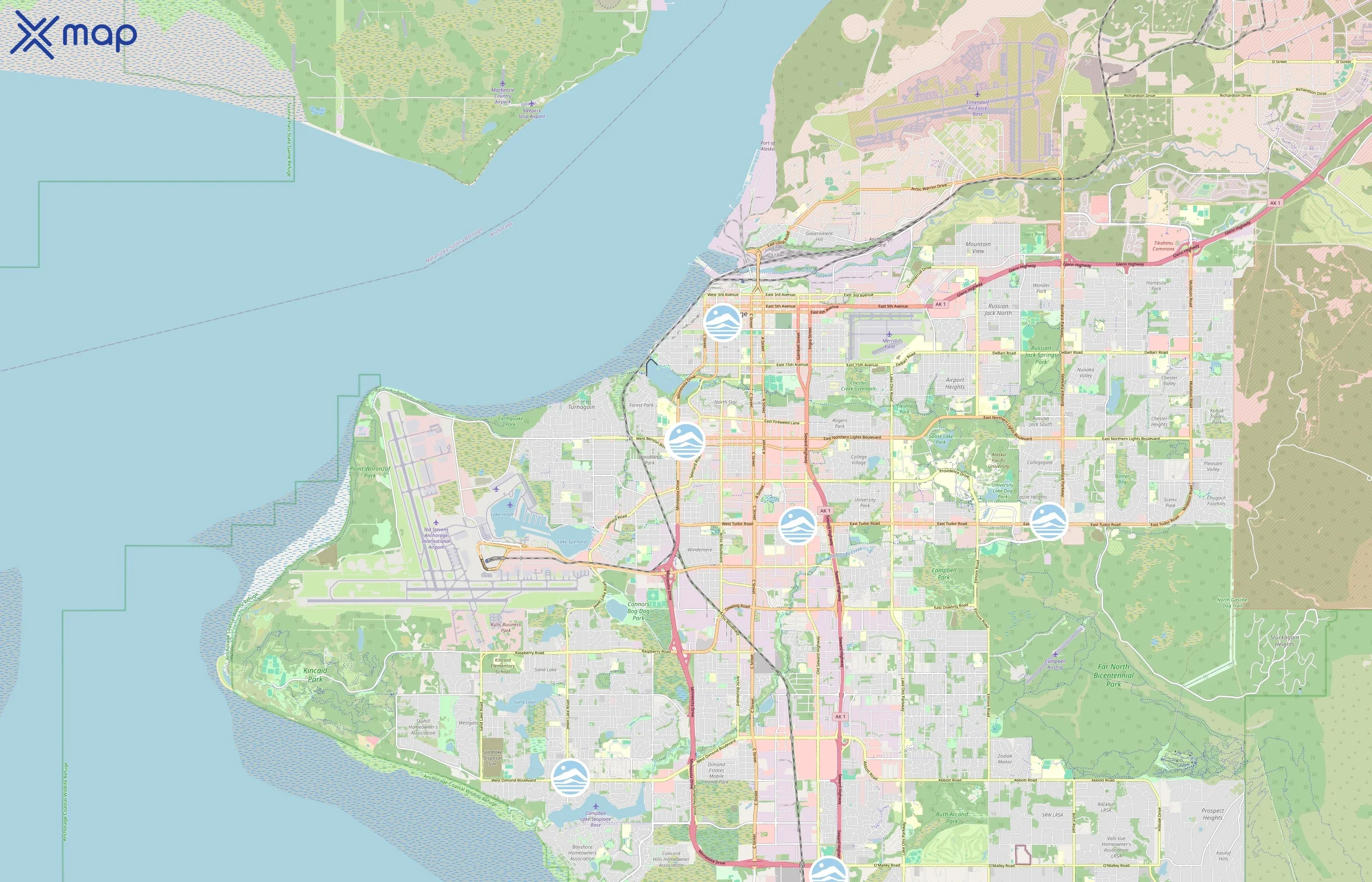 The Alaska Club area coverage