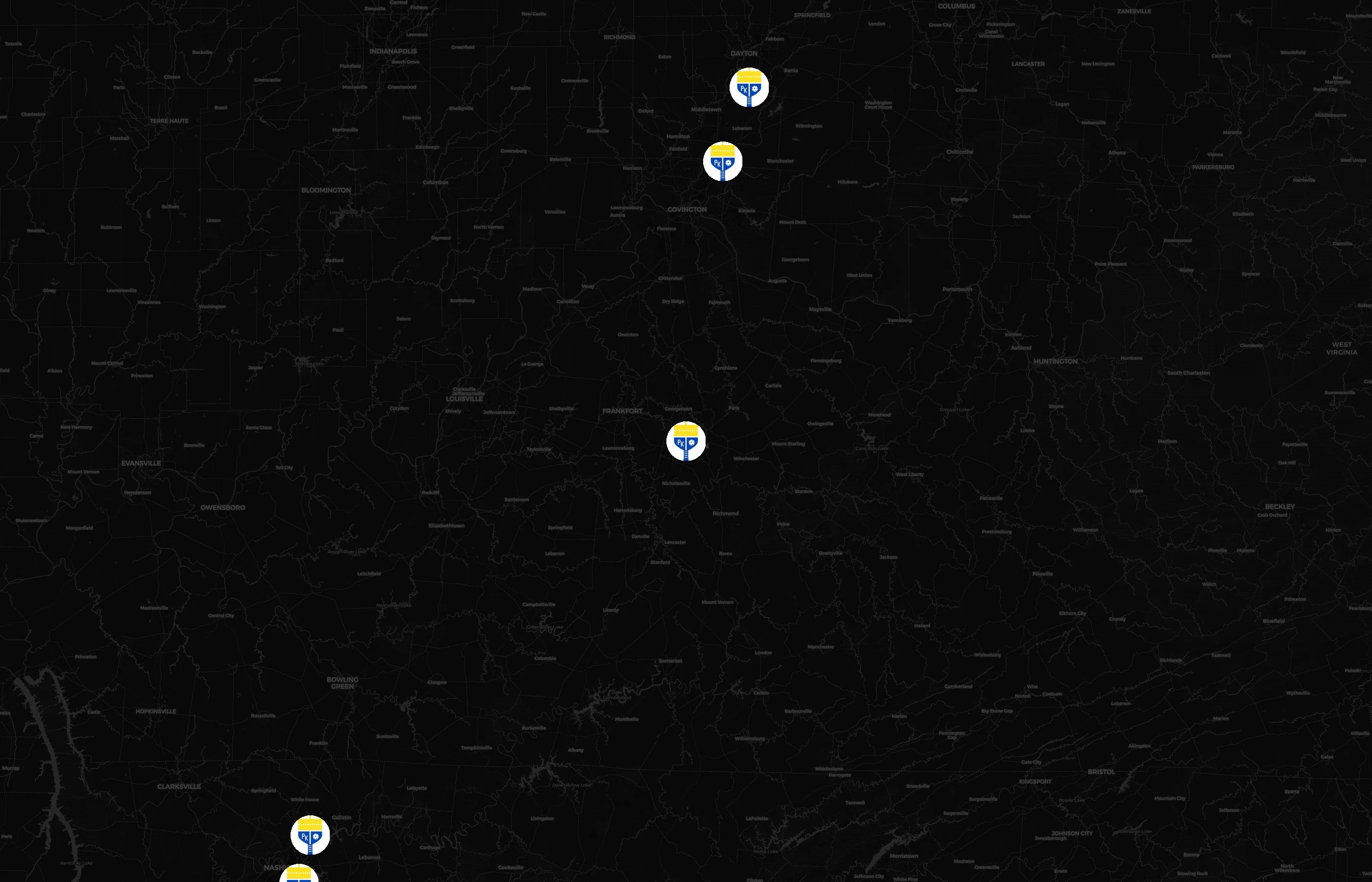 Pickleball Kingdom city distribution