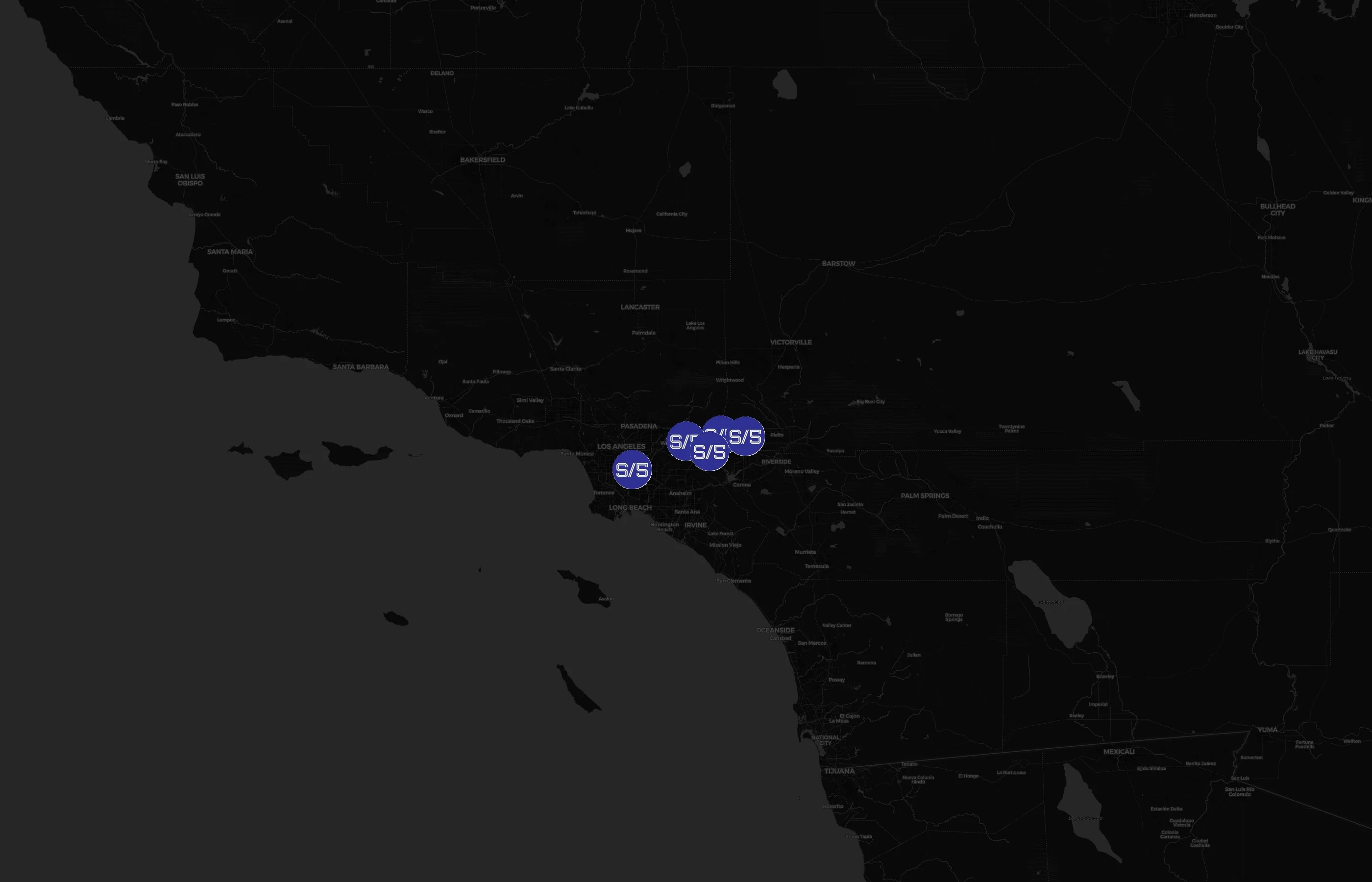 Sofive city distribution