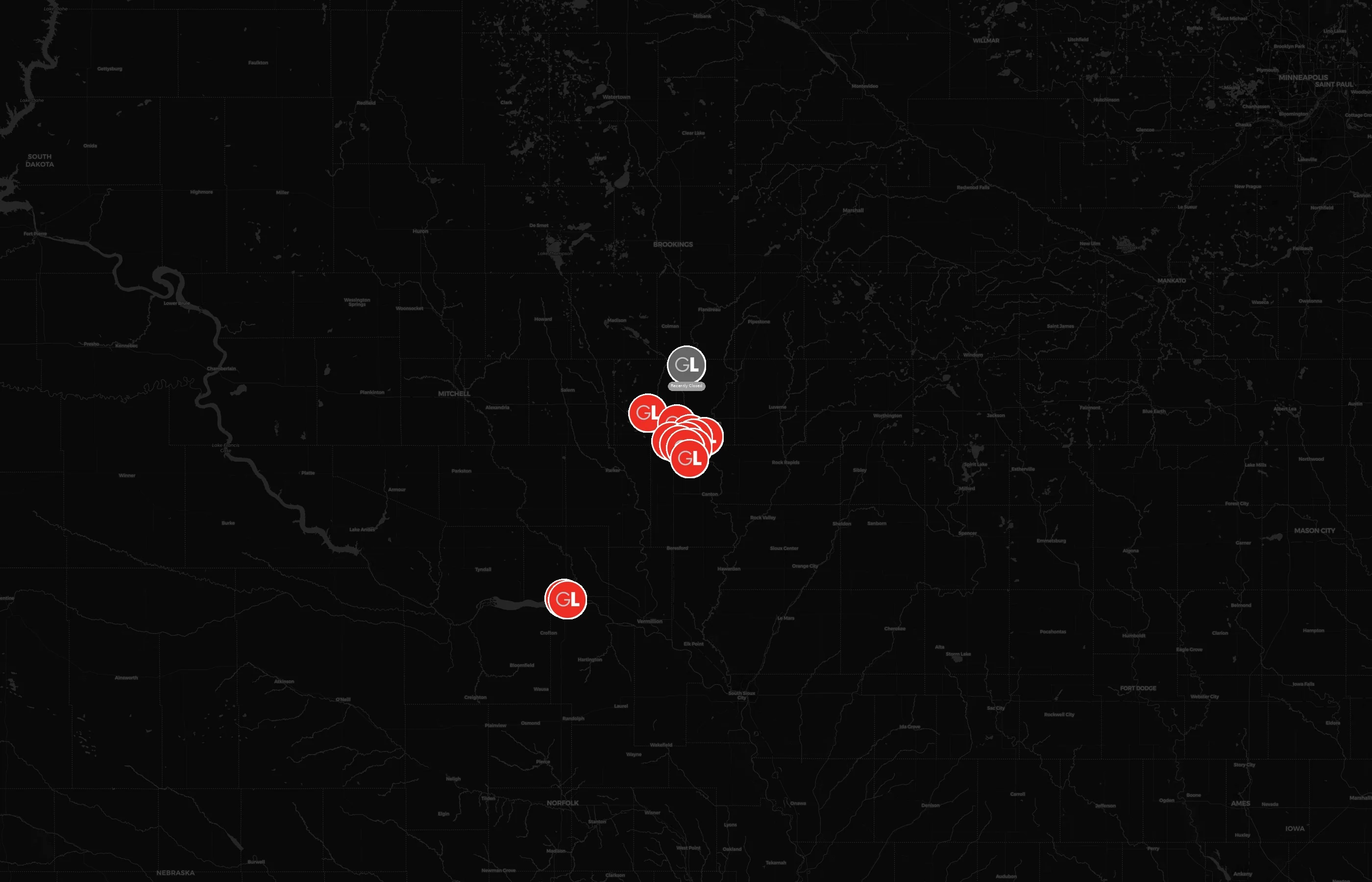 GreatLIFE city distribution