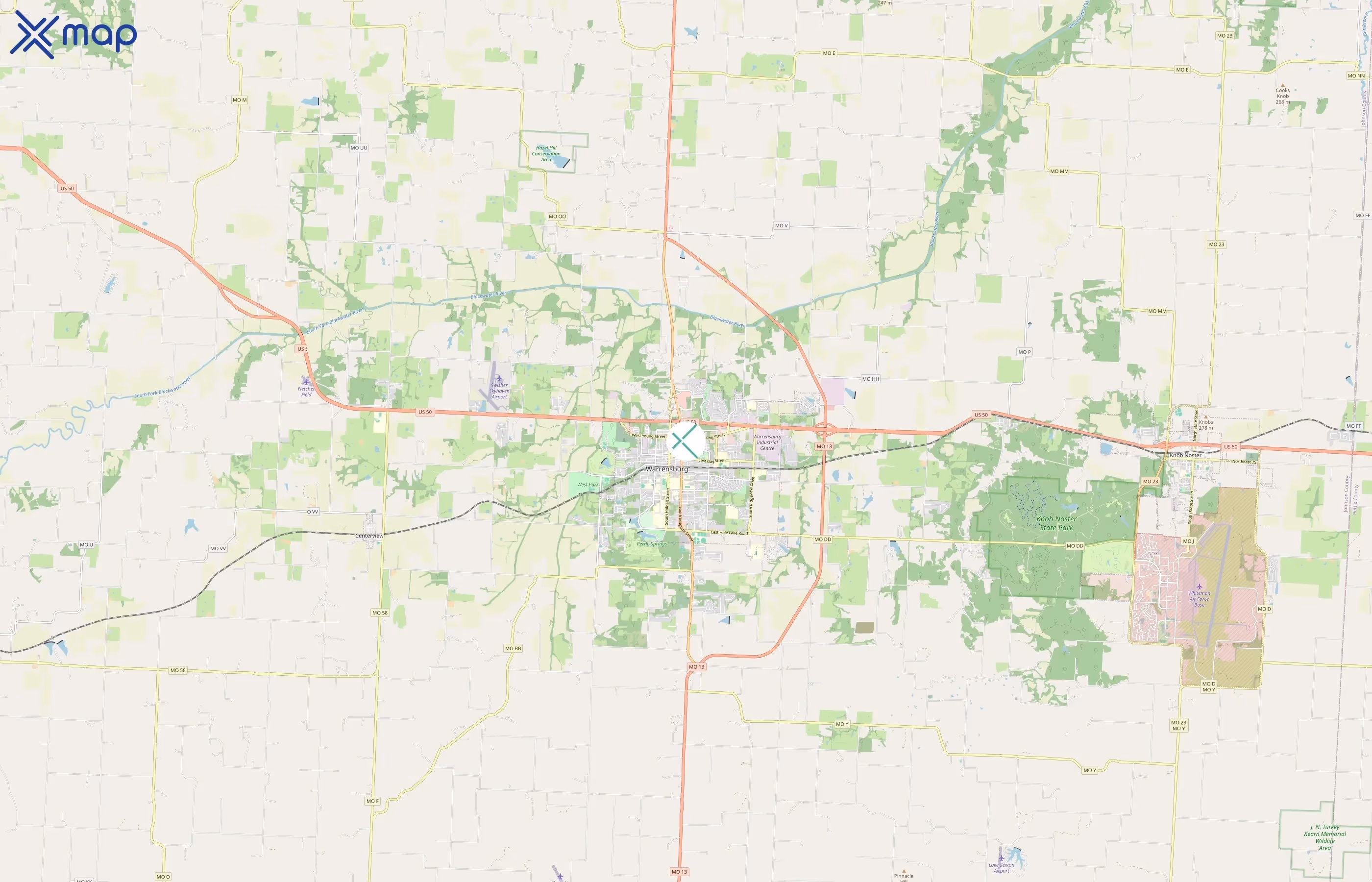 EXOS area coverage
