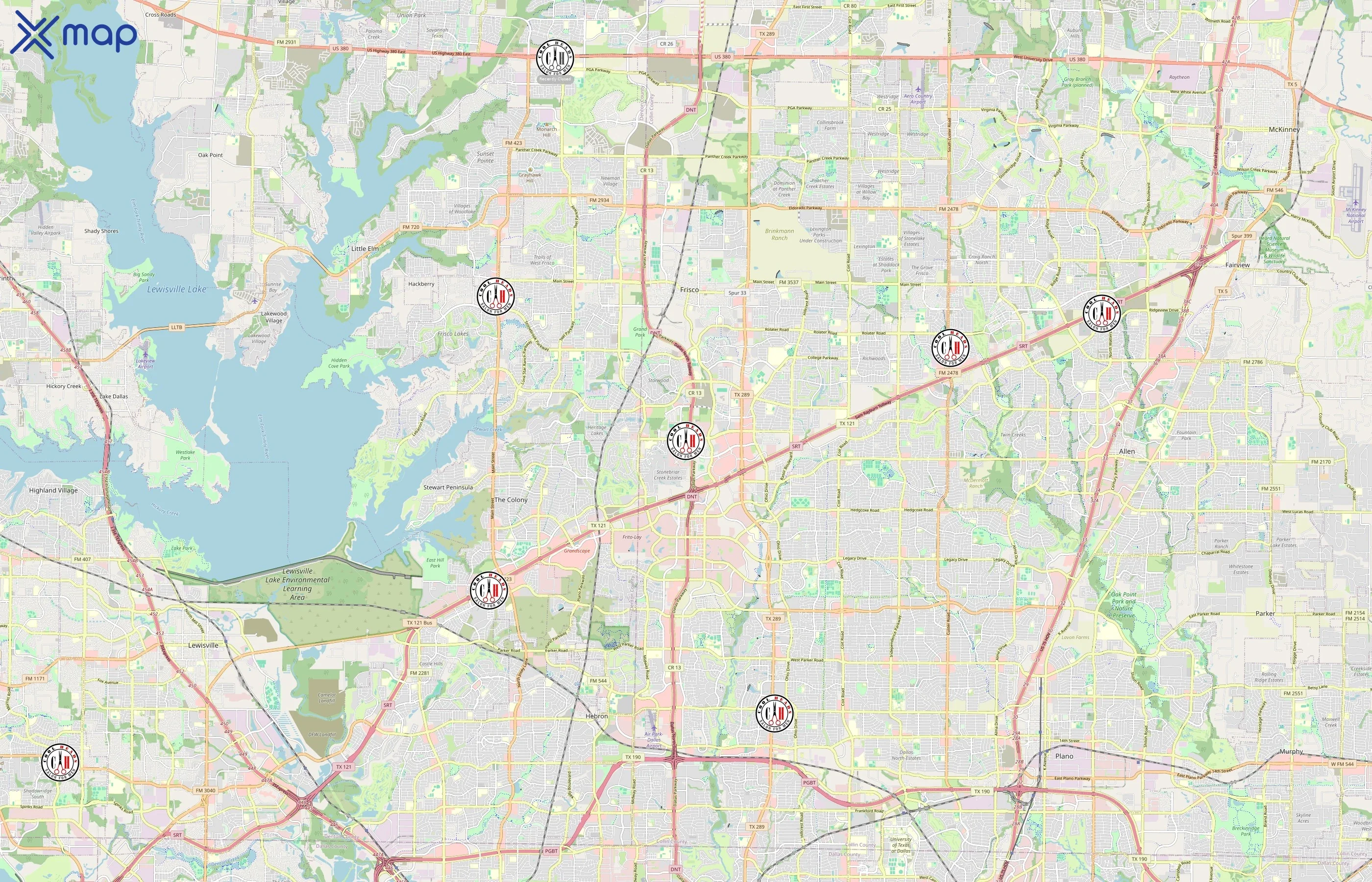 Cool Heads area coverage