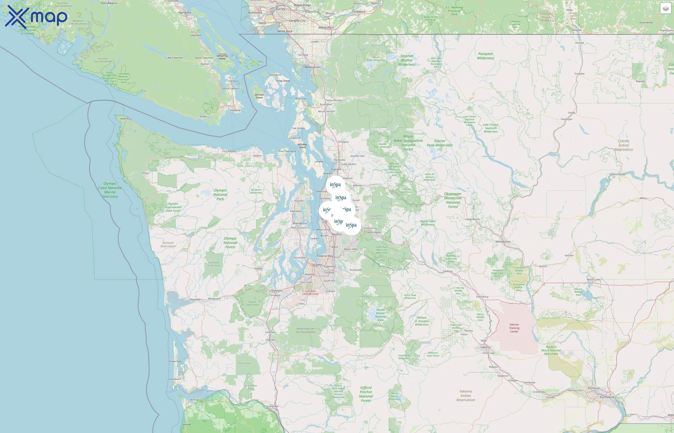 InSpa street hotspots
