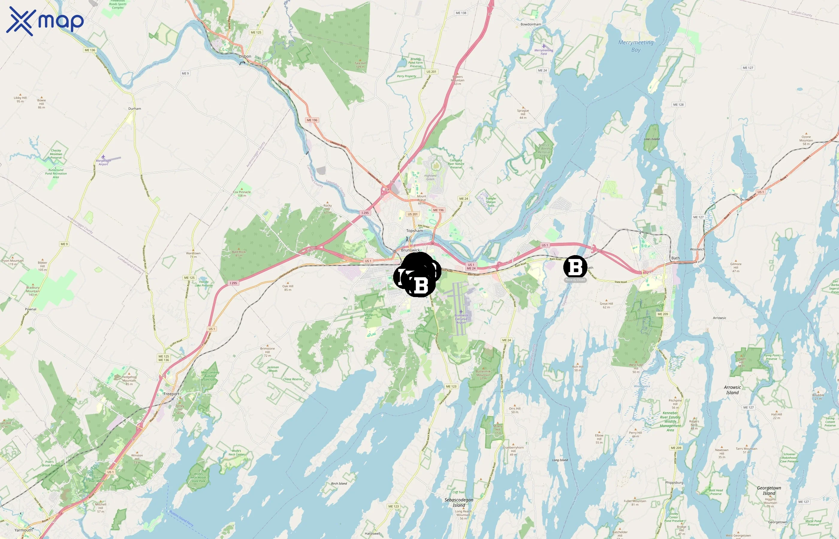 Bowdoin College area coverage
