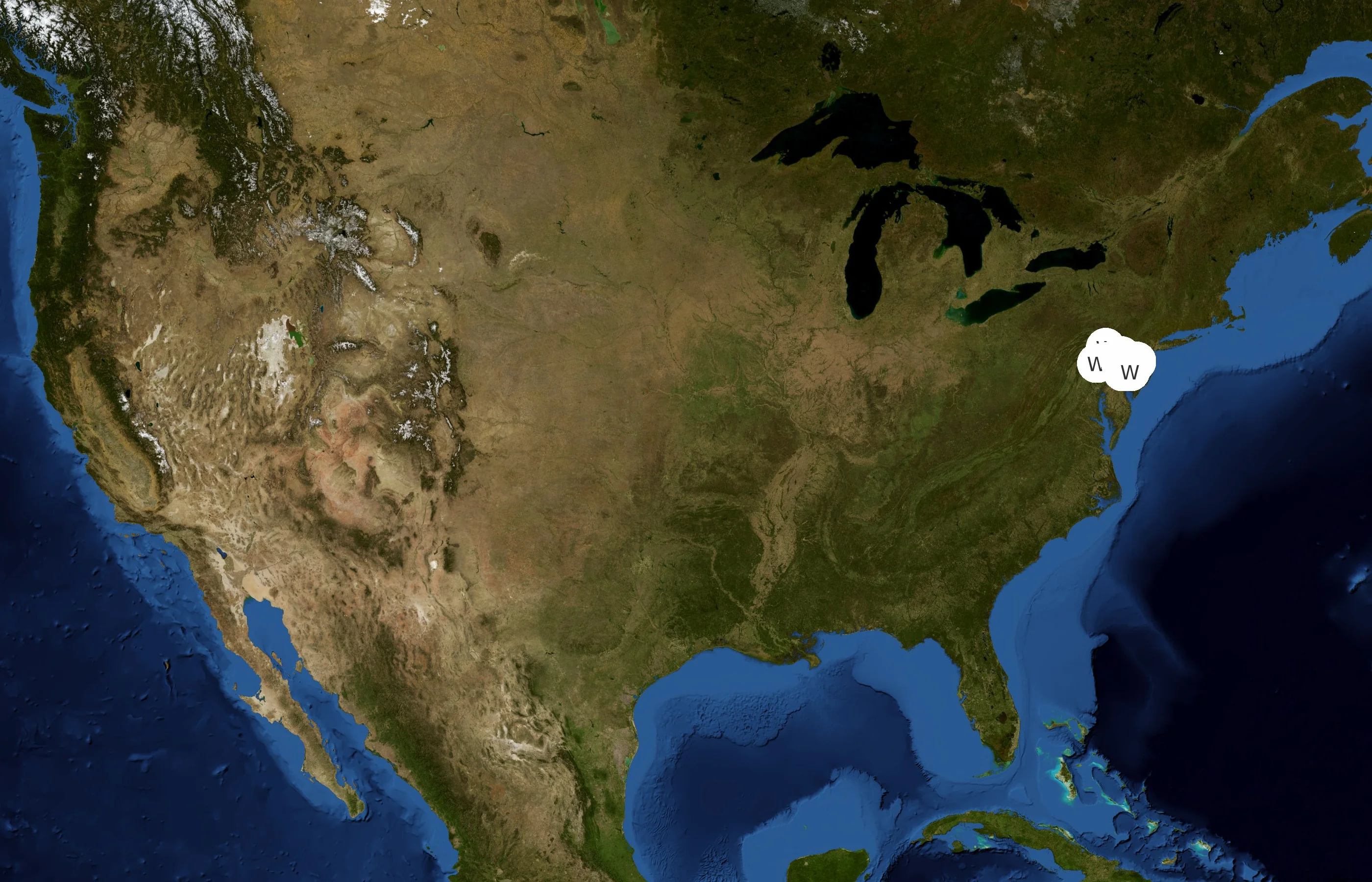 WW state distribution