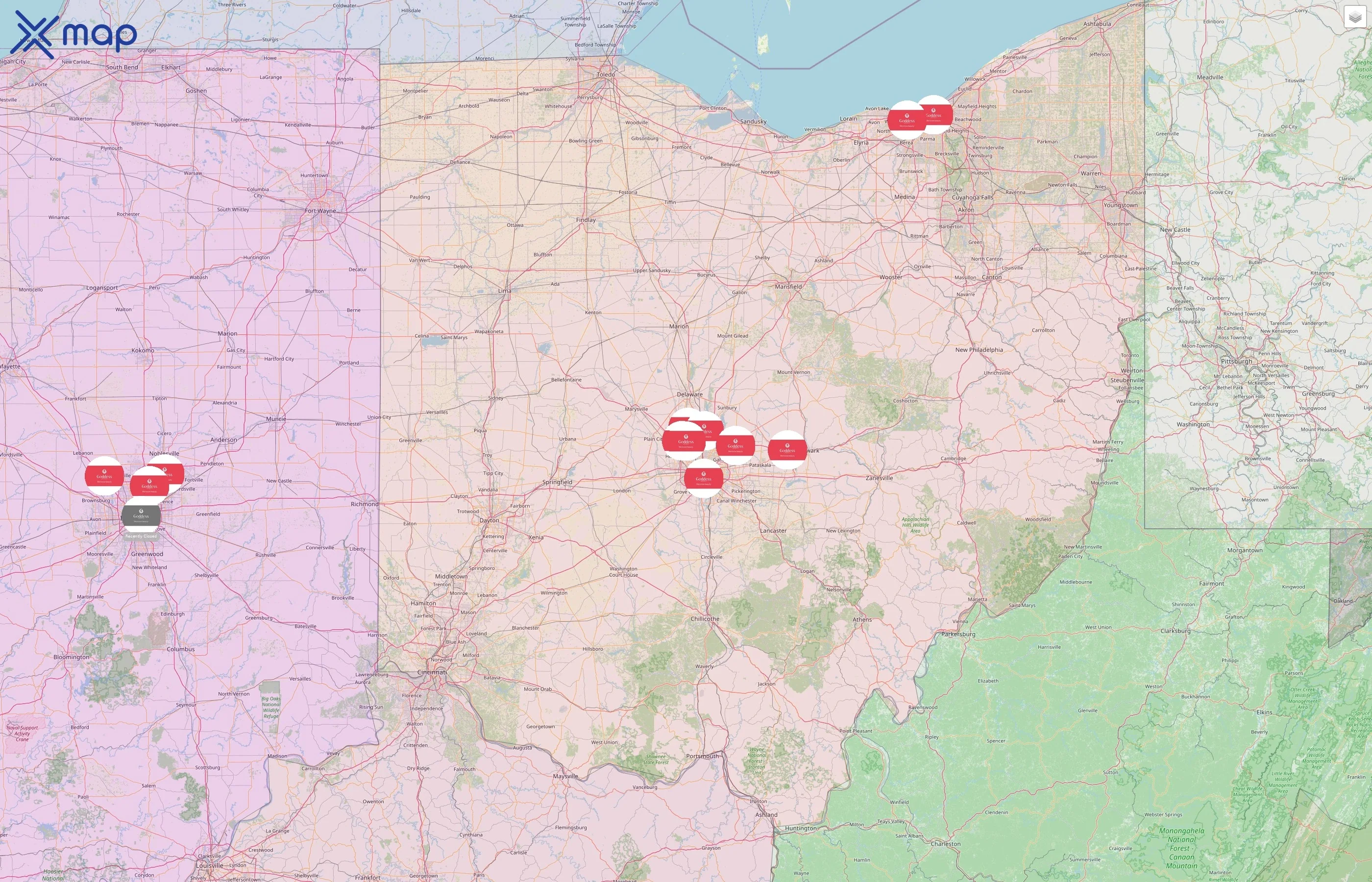 Goddess Maintenance Company street hotspots