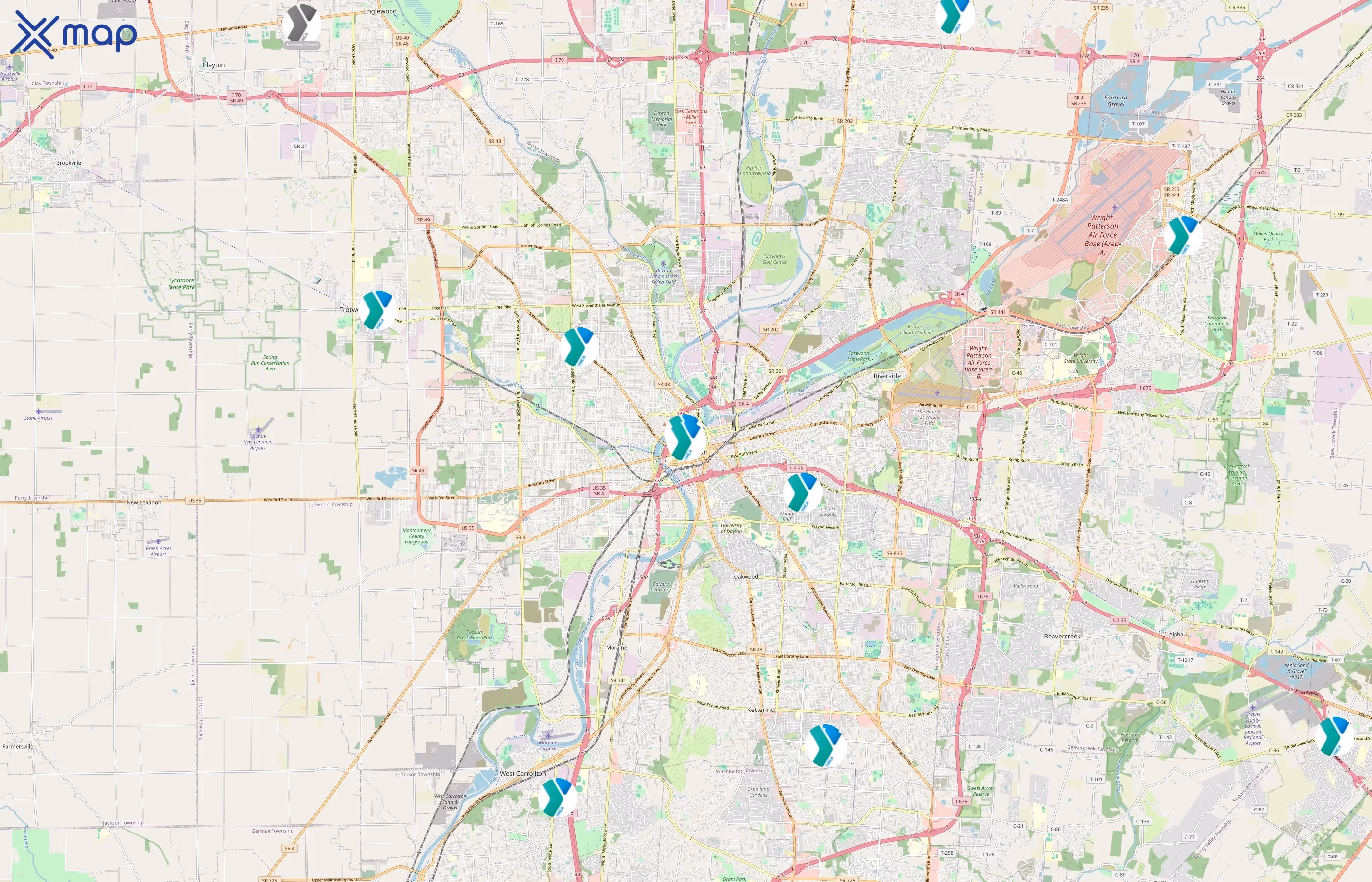YMCA of Greater Dayton area coverage
