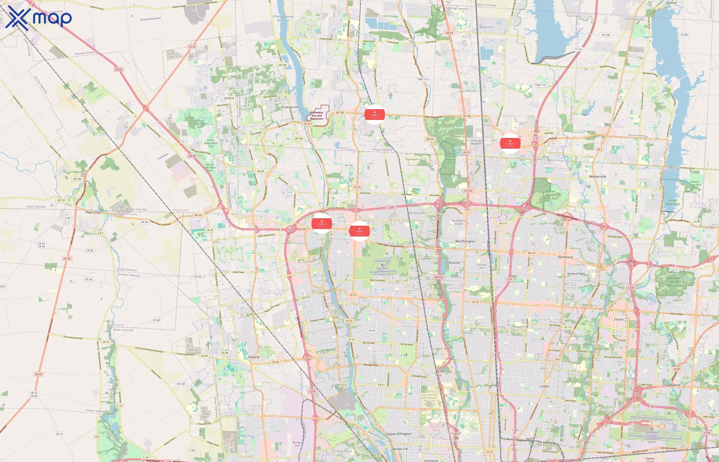 Goddess Maintenance Company area coverage