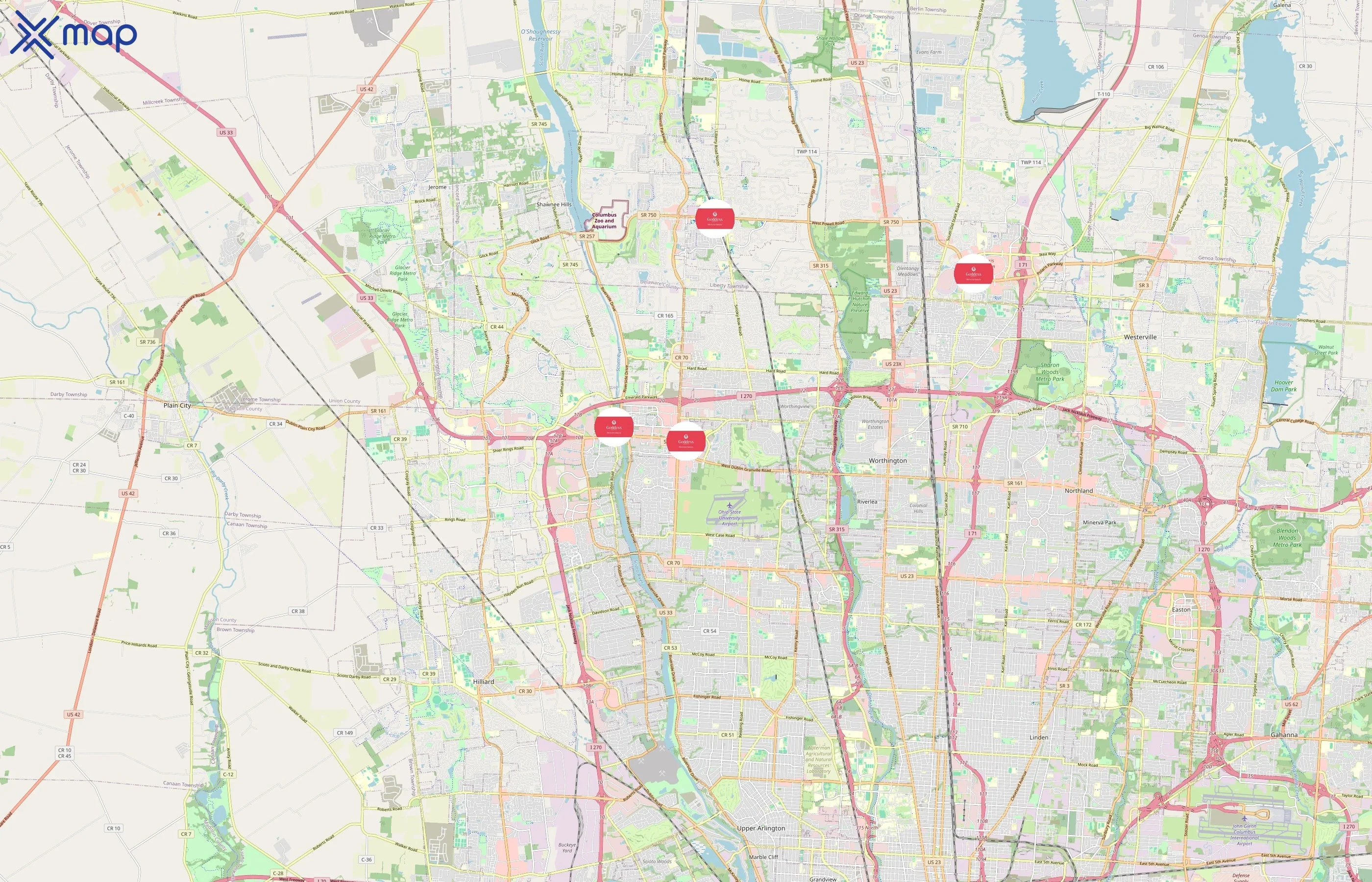 Goddess Maintenance Company area coverage