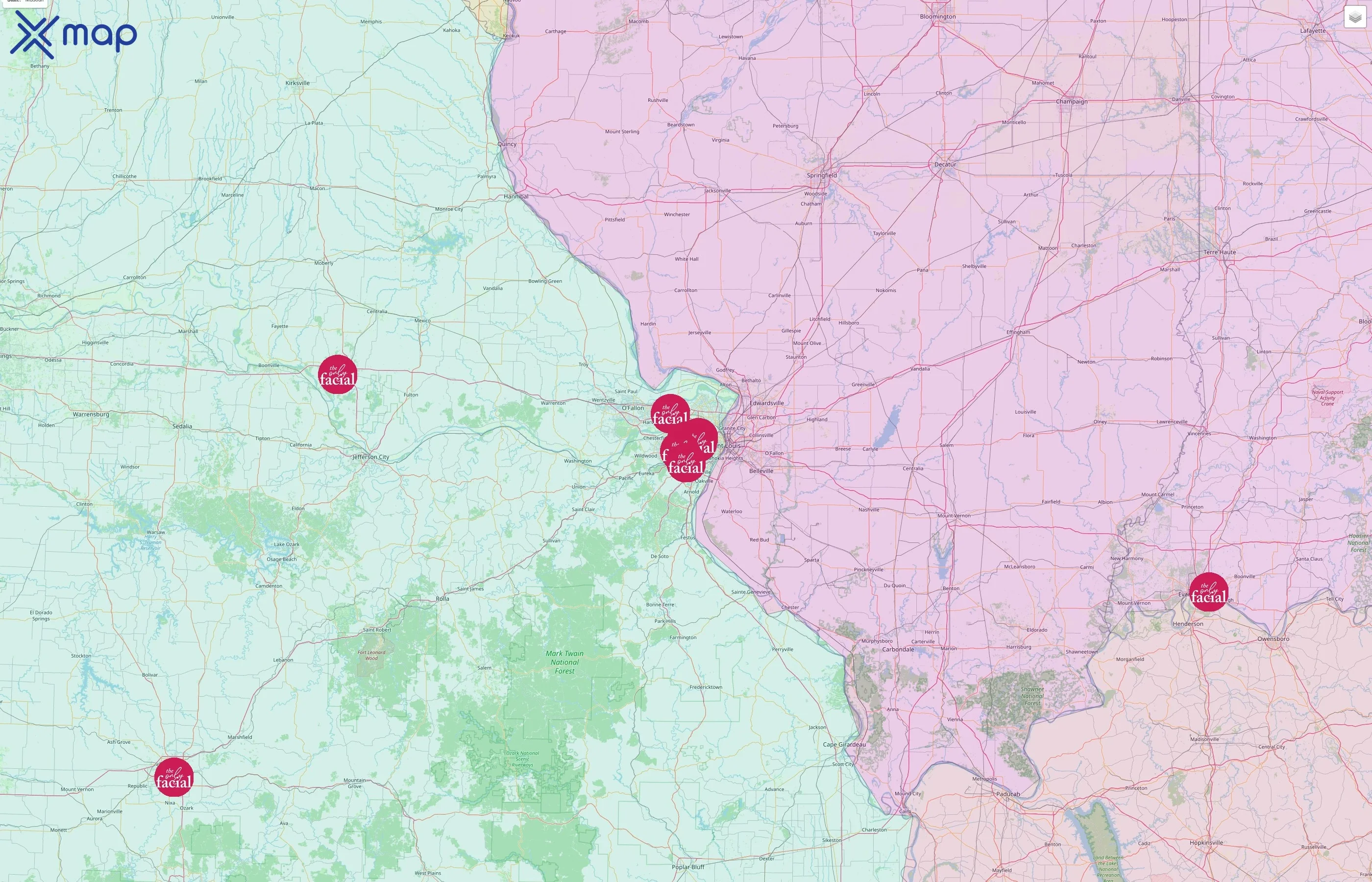 The Only Facial street hotspots