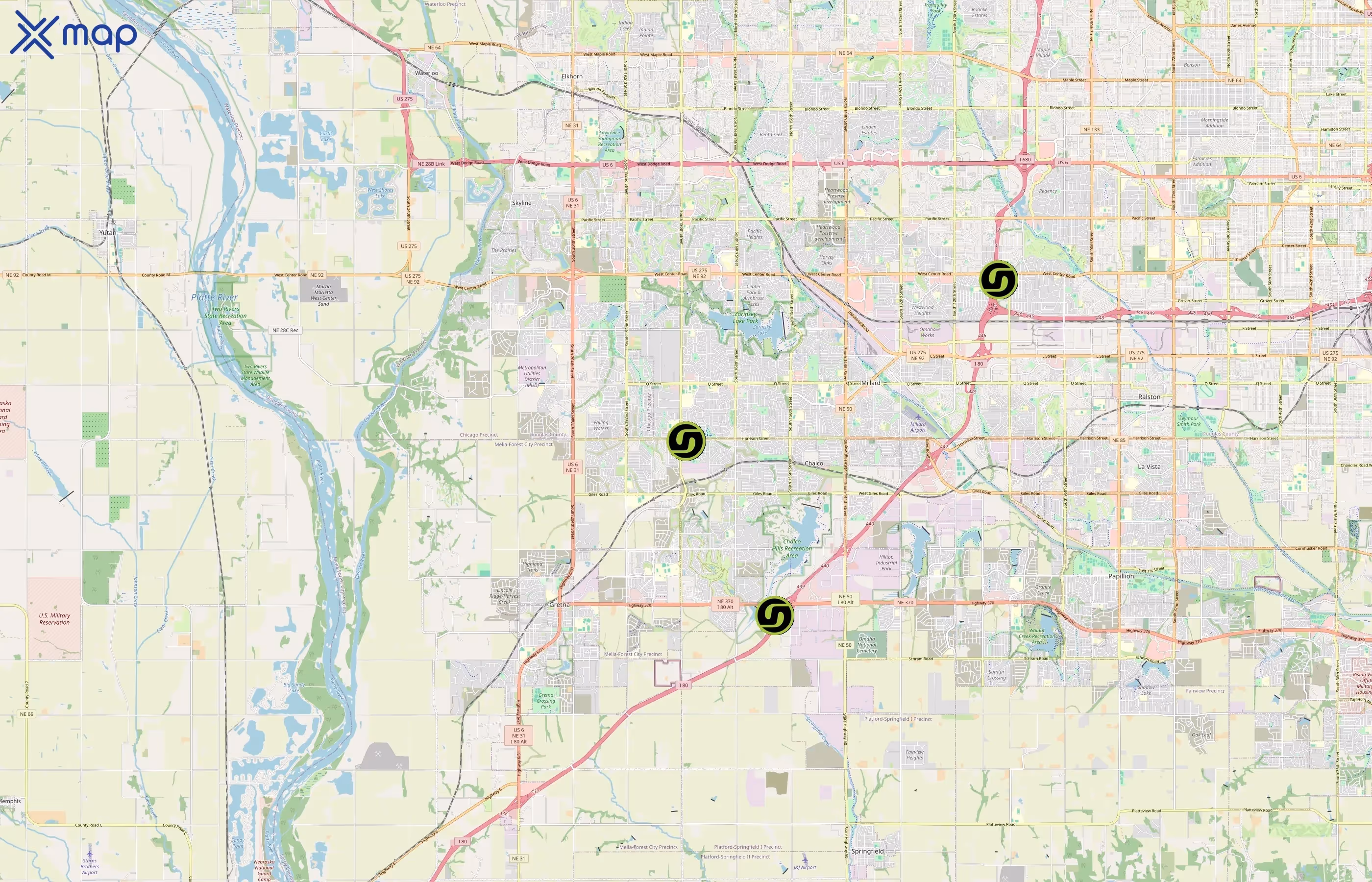Swing365 Golf area coverage
