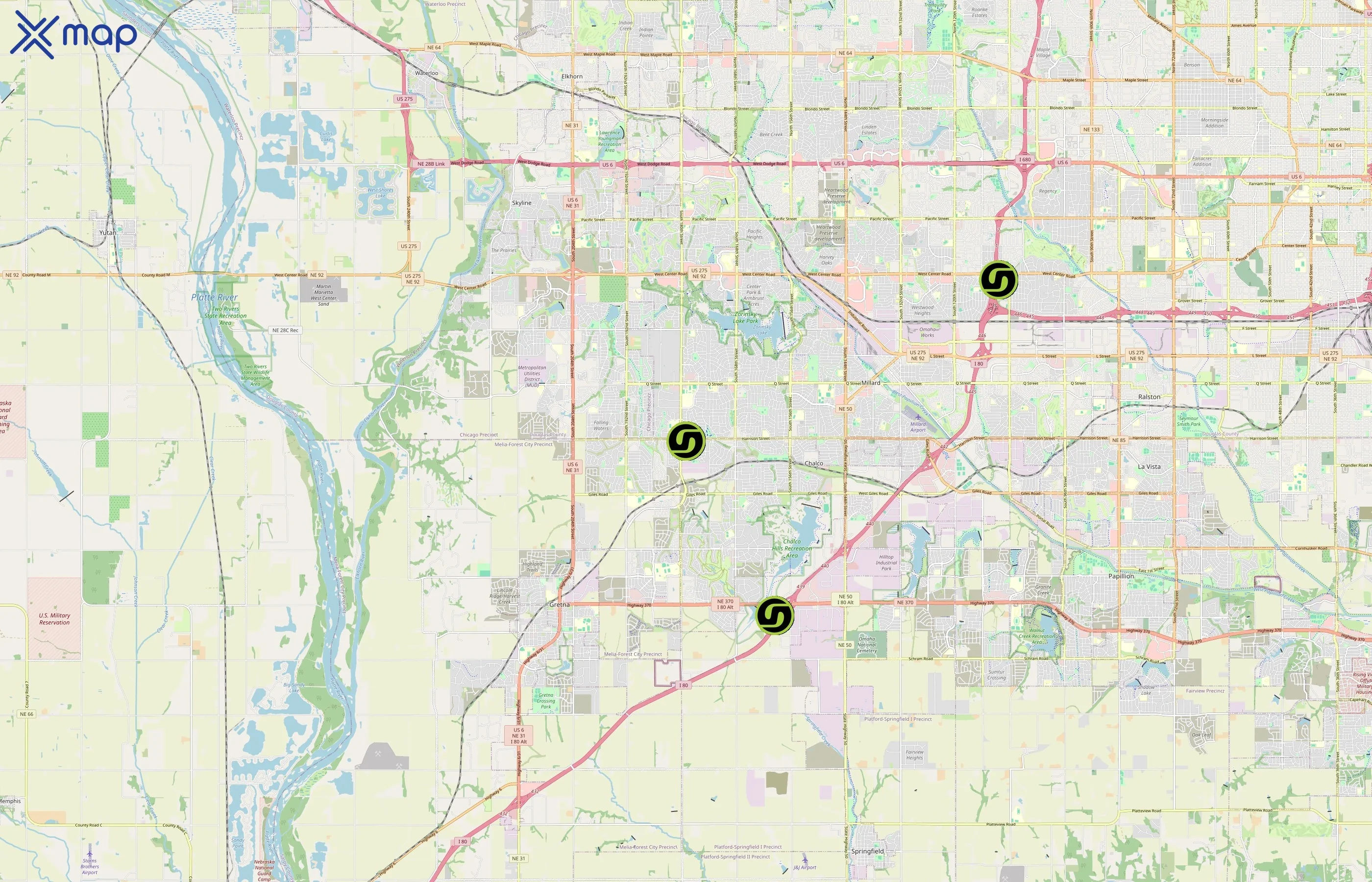 Swing365 Golf area coverage