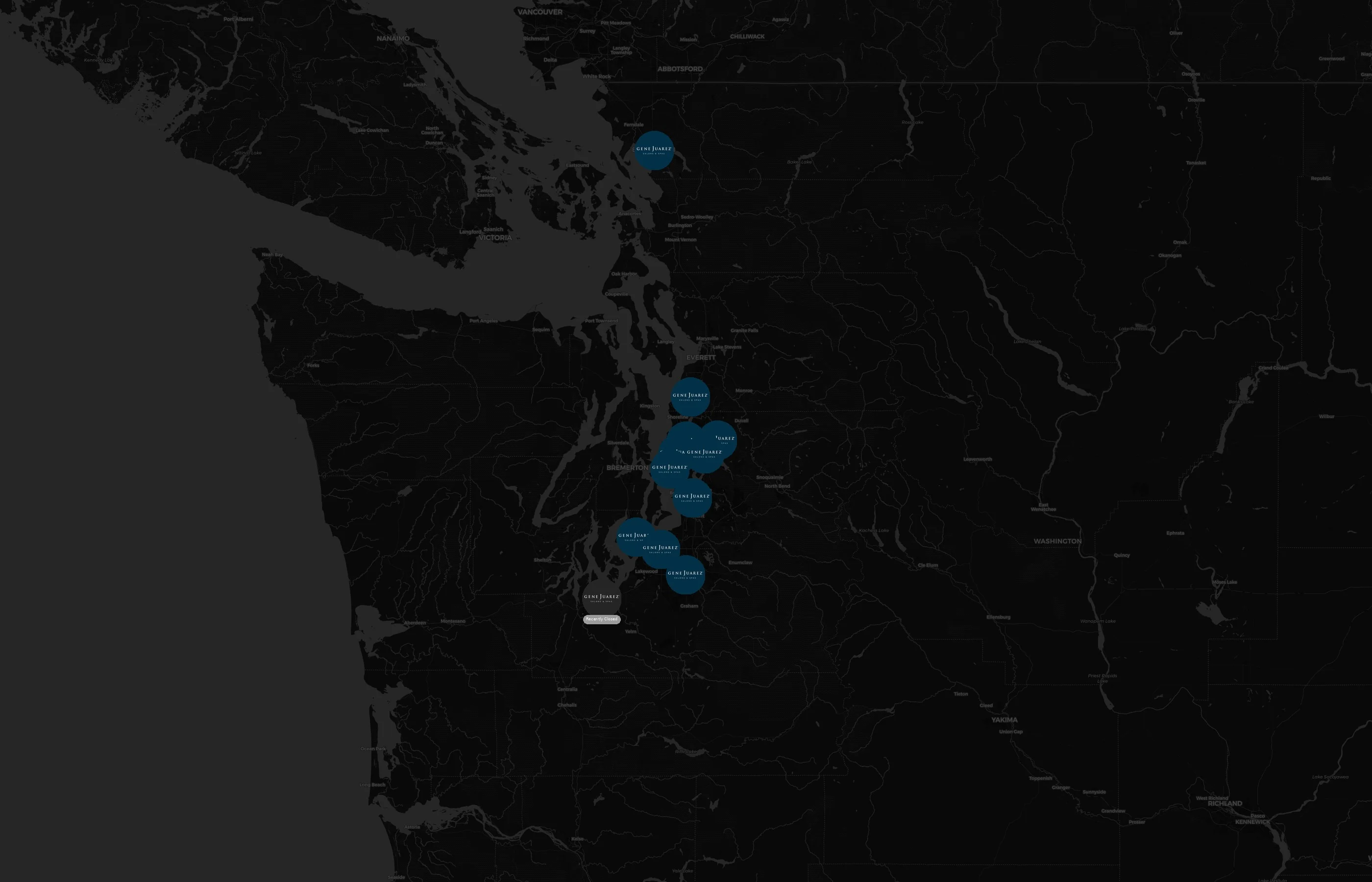 Gene Juarez city distribution