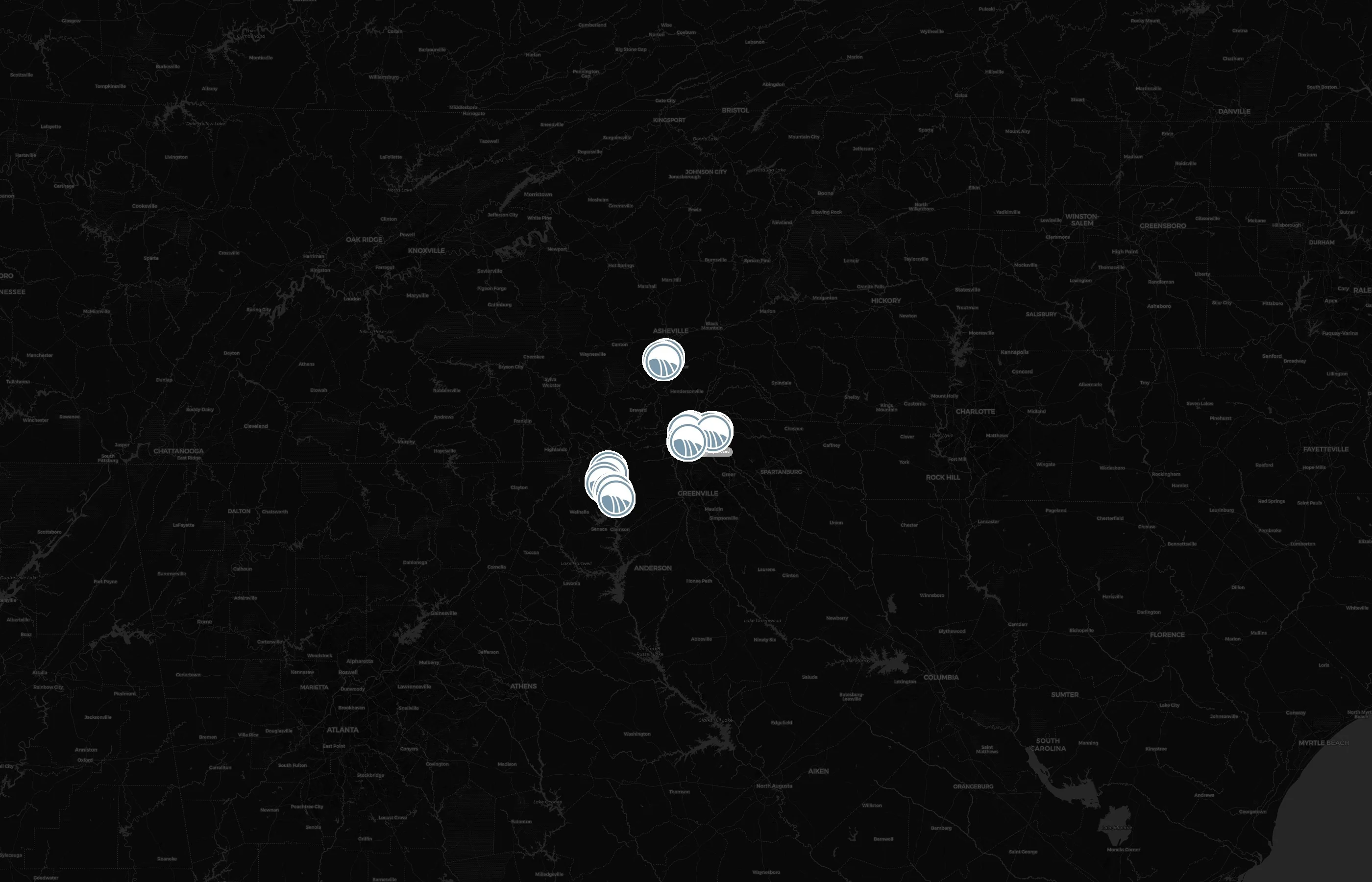 The Cliffs city distribution