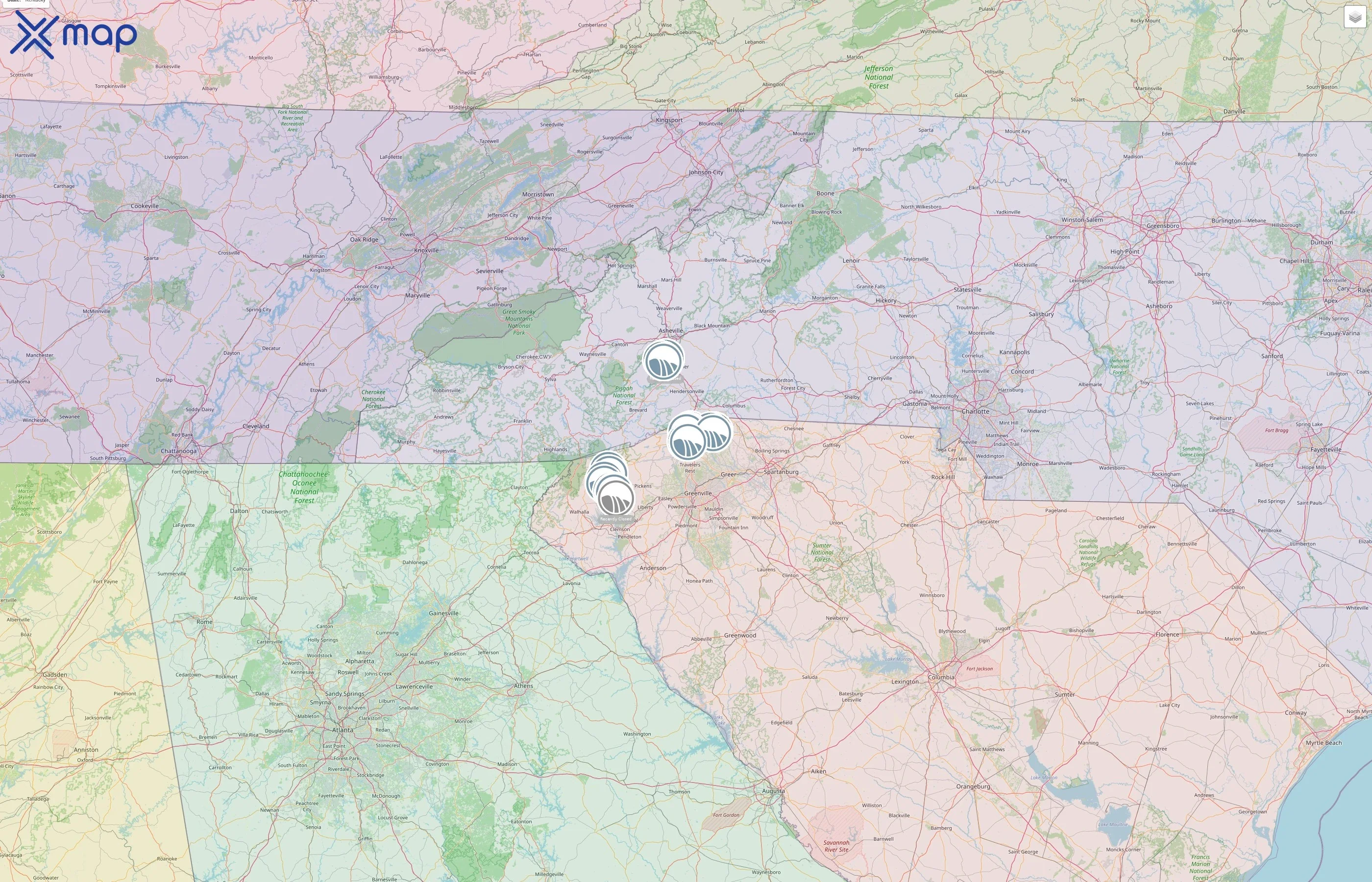 The Cliffs street hotspots