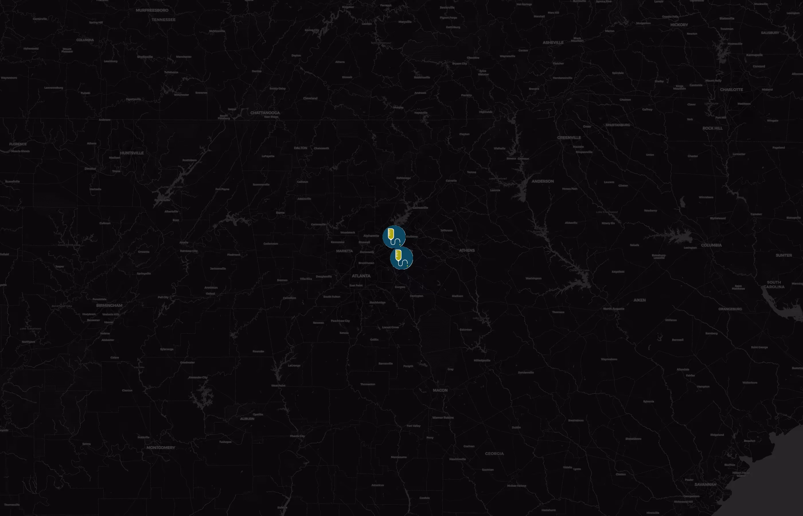 The DRIPBaR city distribution