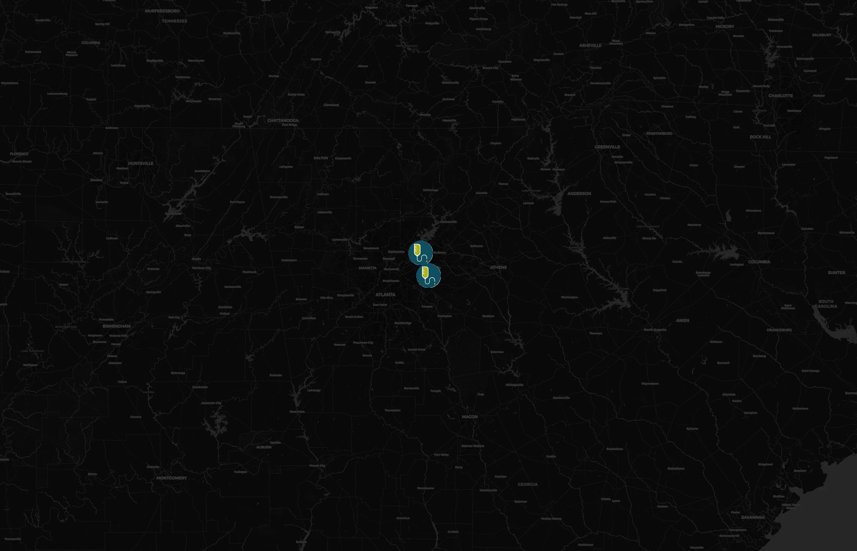 The DRIPBaR city distribution