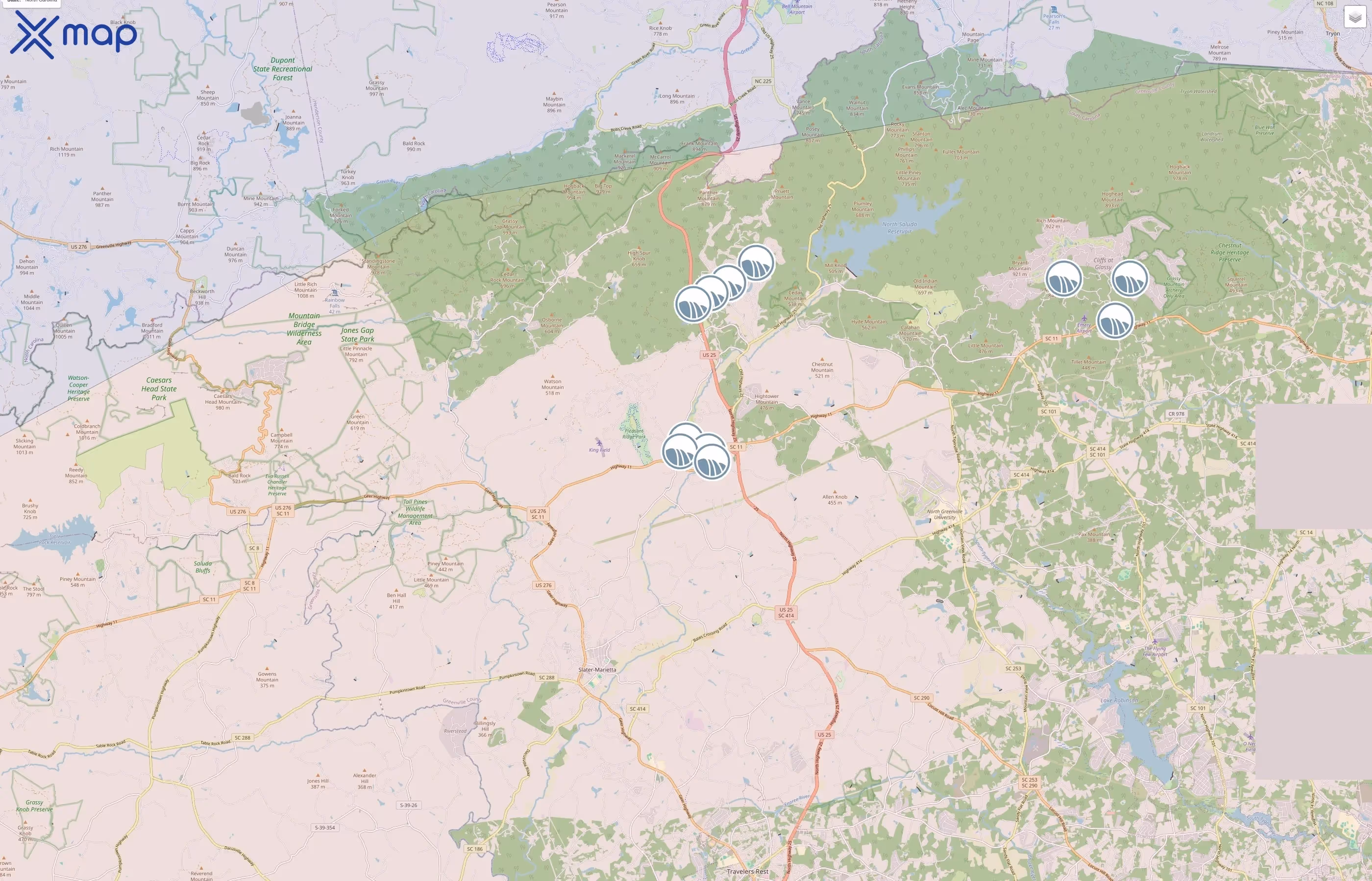 The Cliffs traffic data