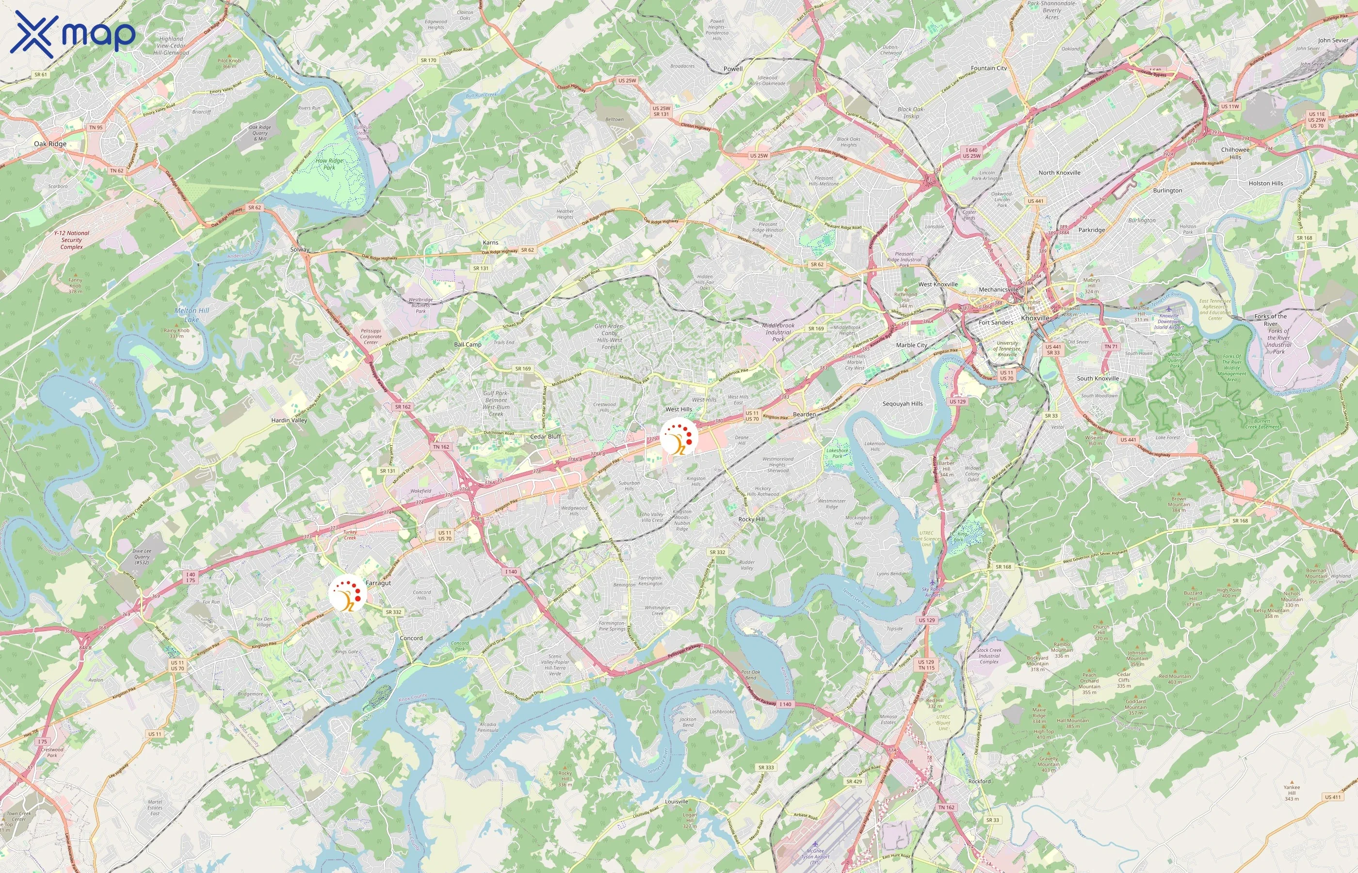 Real Hot Yoga area coverage