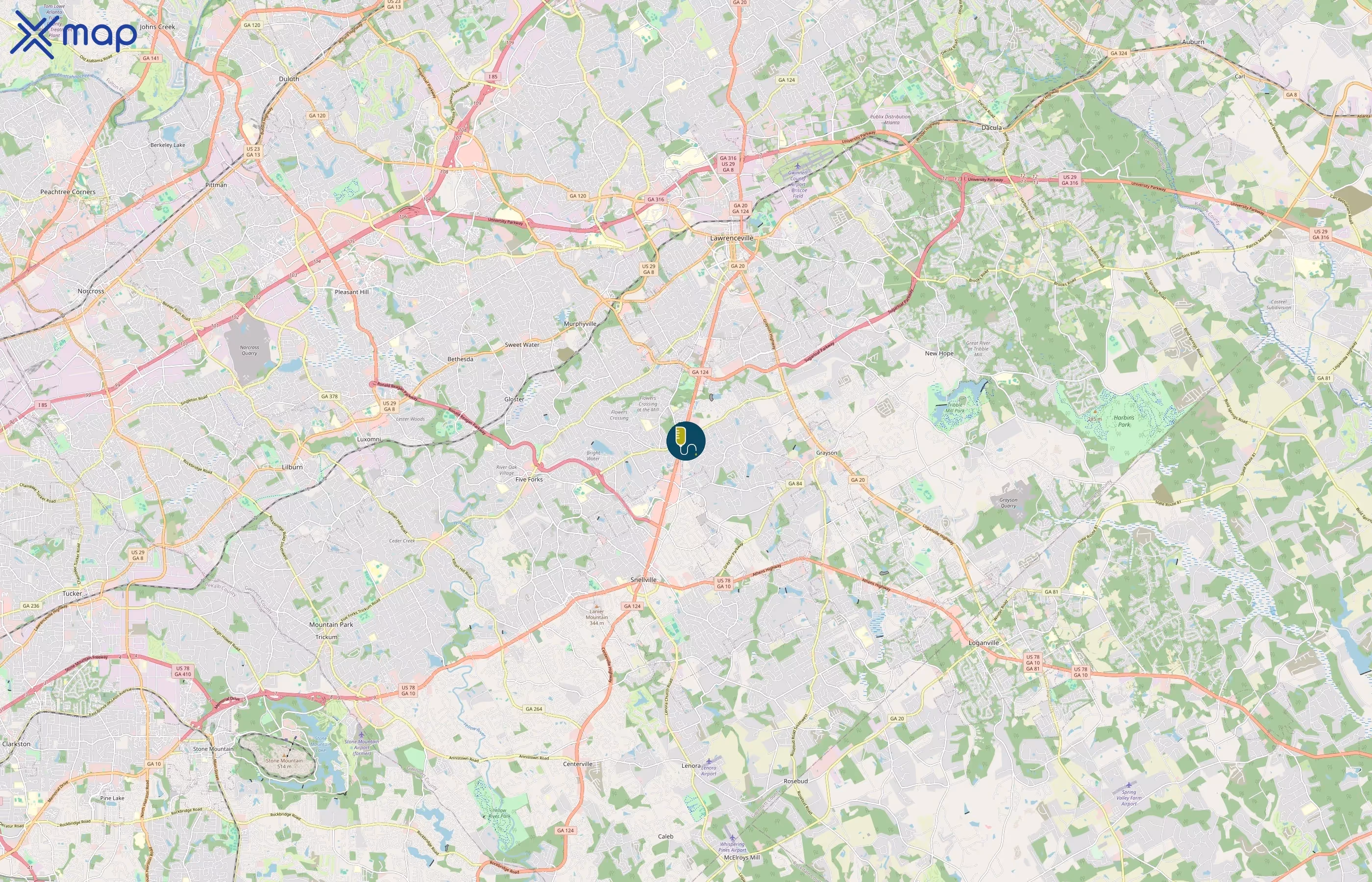 The DRIPBaR area coverage