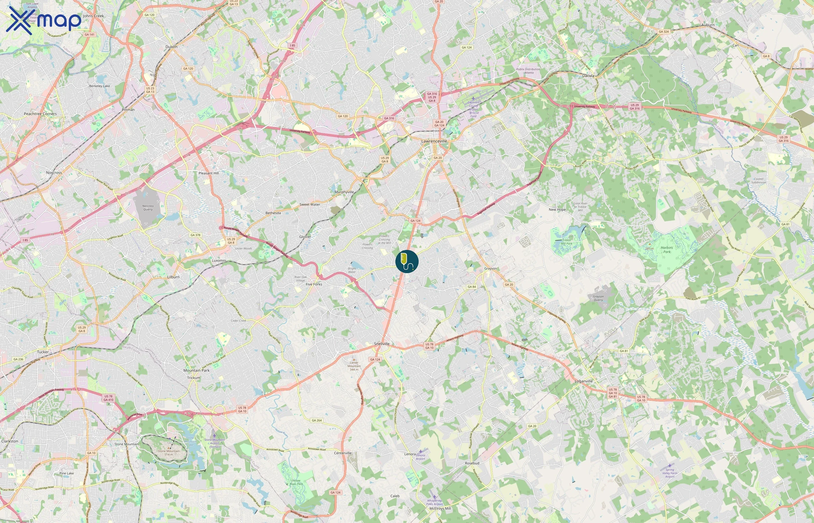 The DRIPBaR area coverage