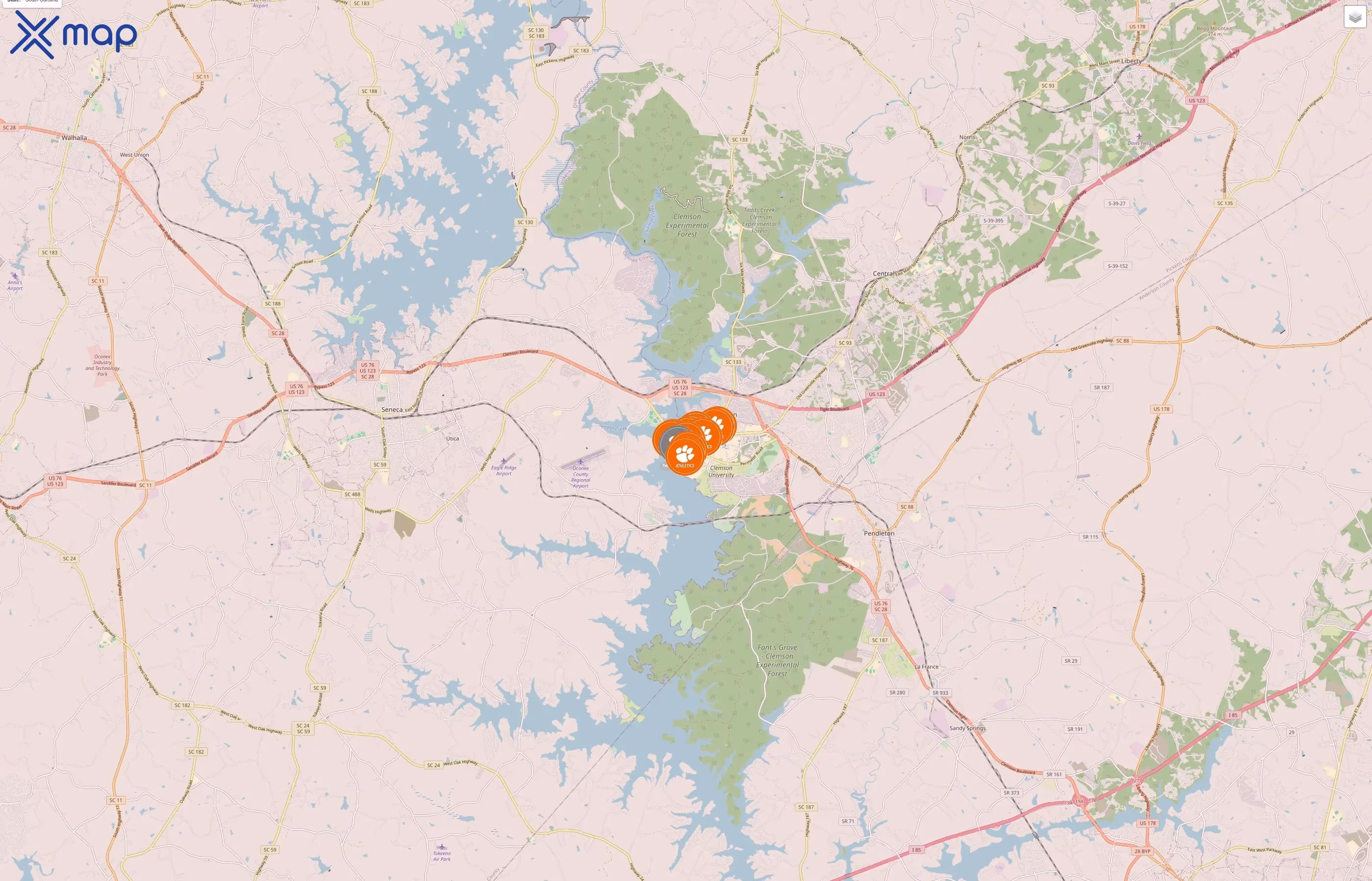 Clemson Tigers traffic data