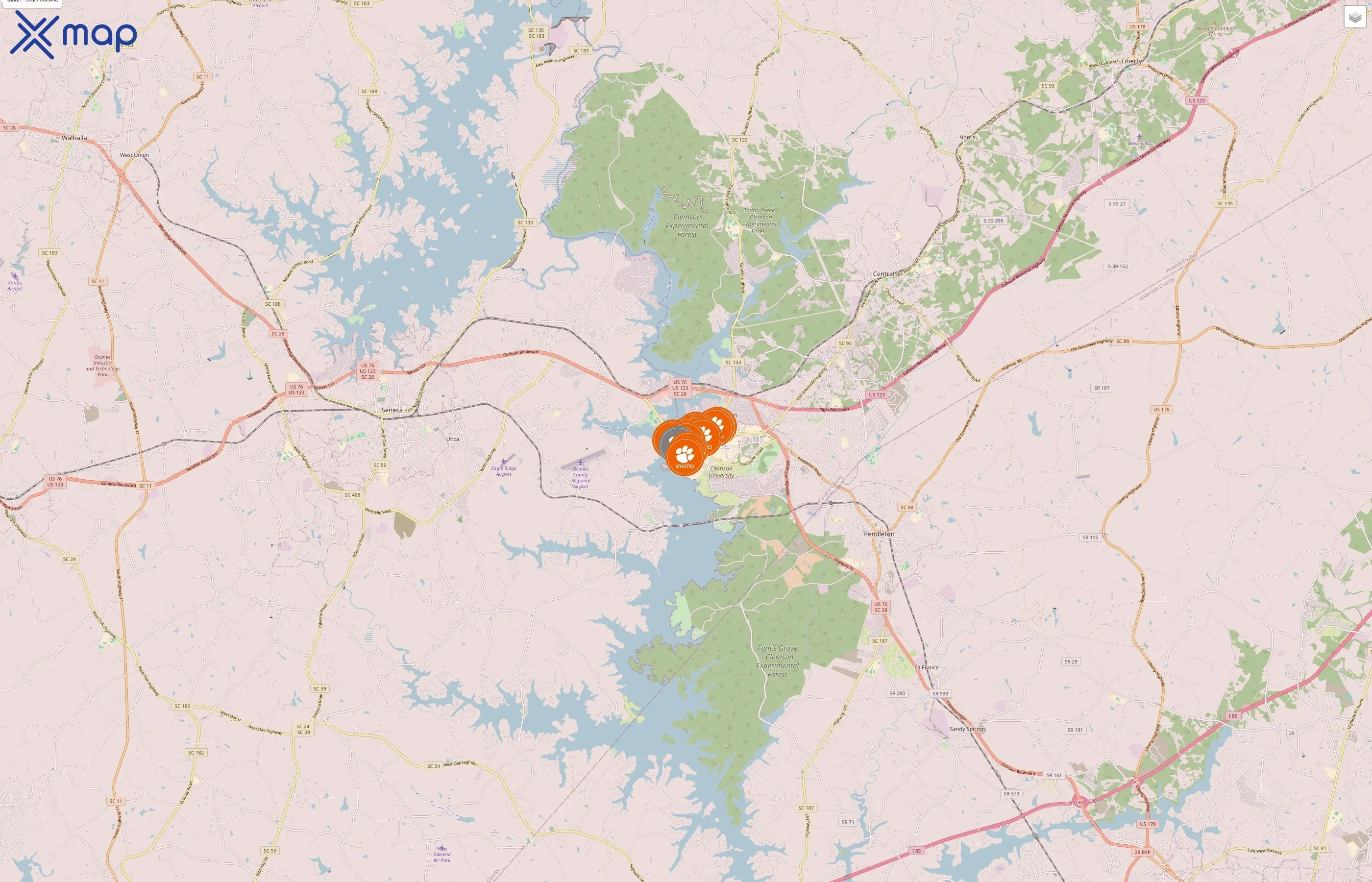 Clemson Tigers traffic data