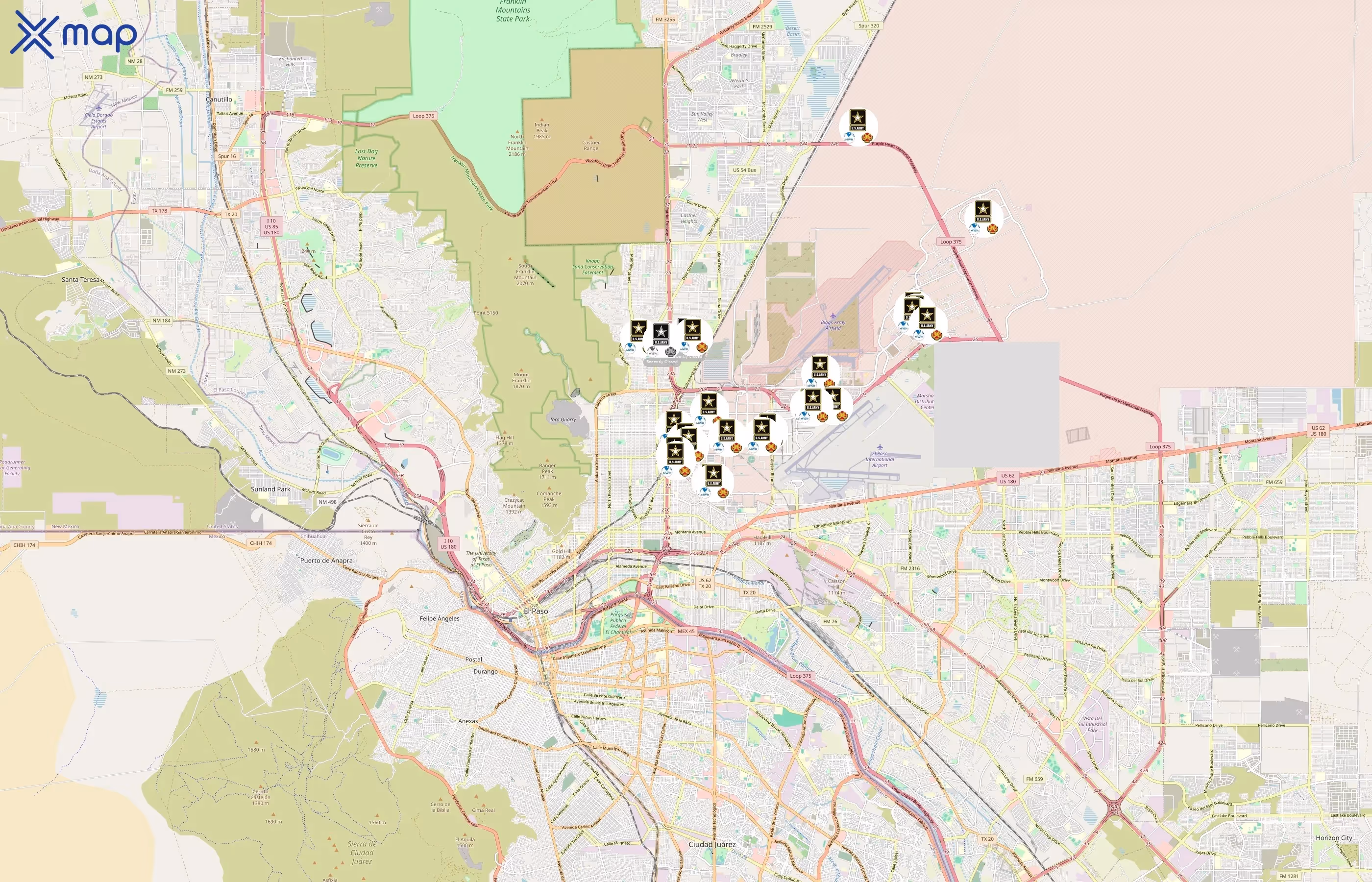 Fort Bliss MWR area coverage