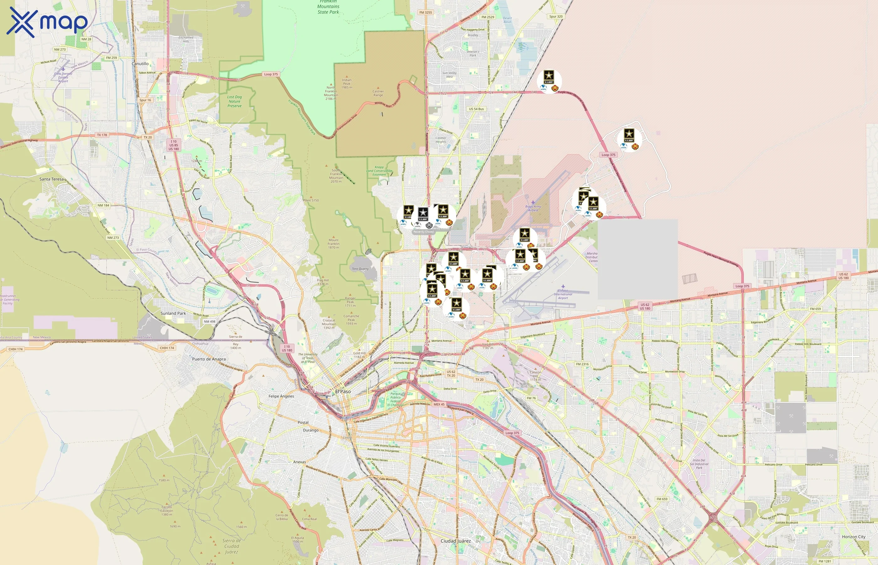 Fort Bliss MWR area coverage