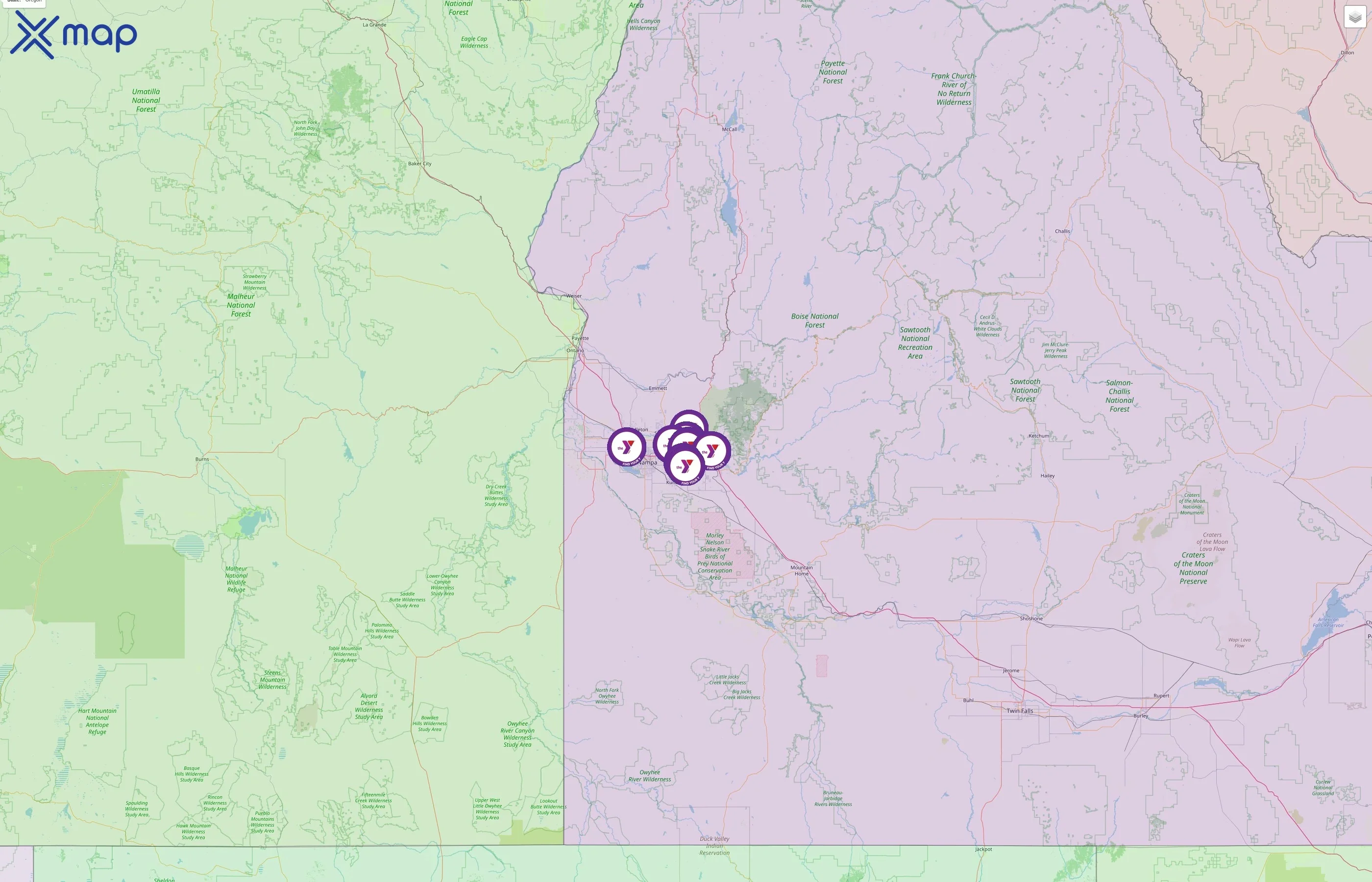 YMCA street hotspots