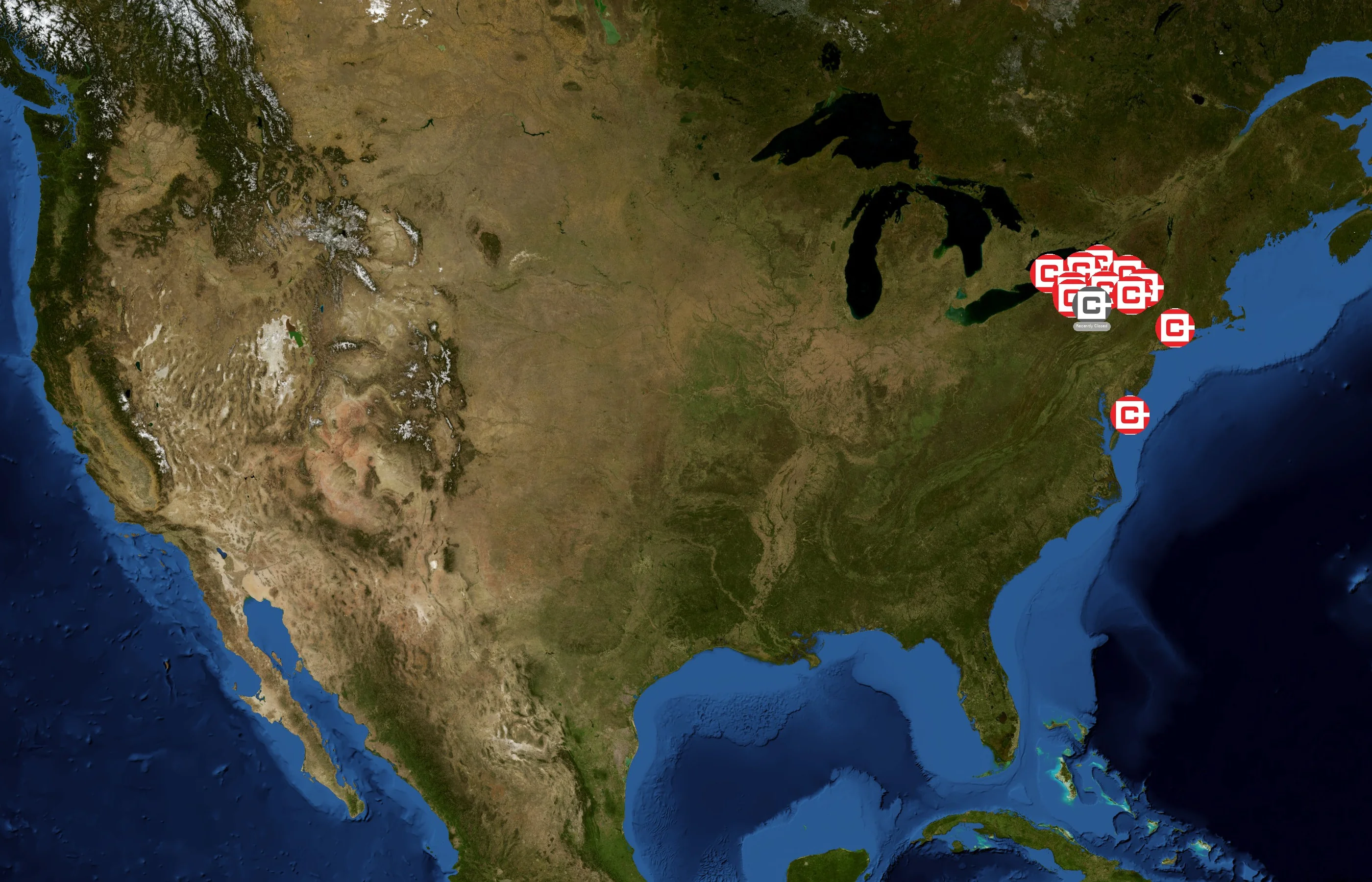 Cutting Crew Hair Salon state distribution