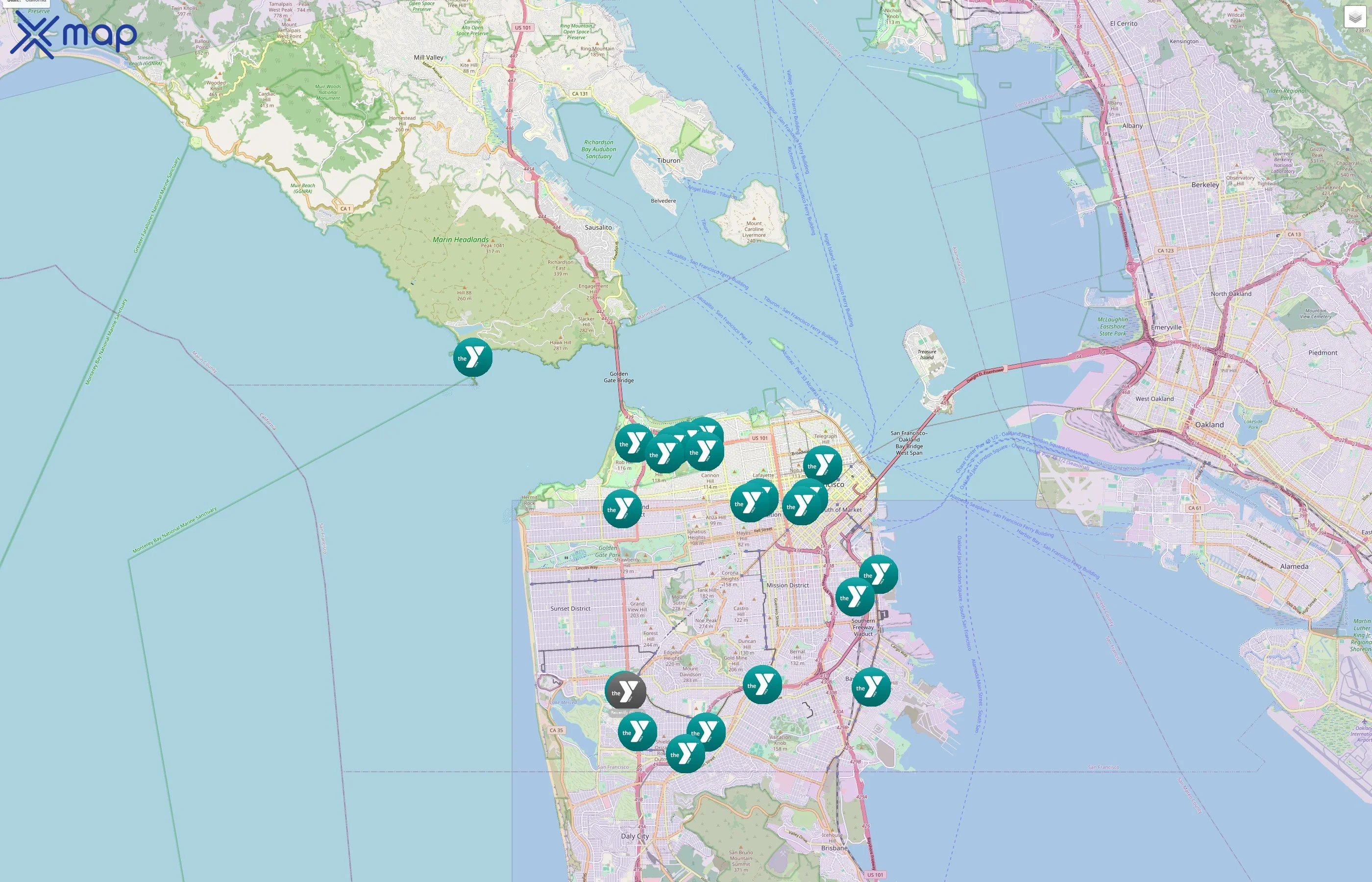 YMCA of San Francisco traffic data