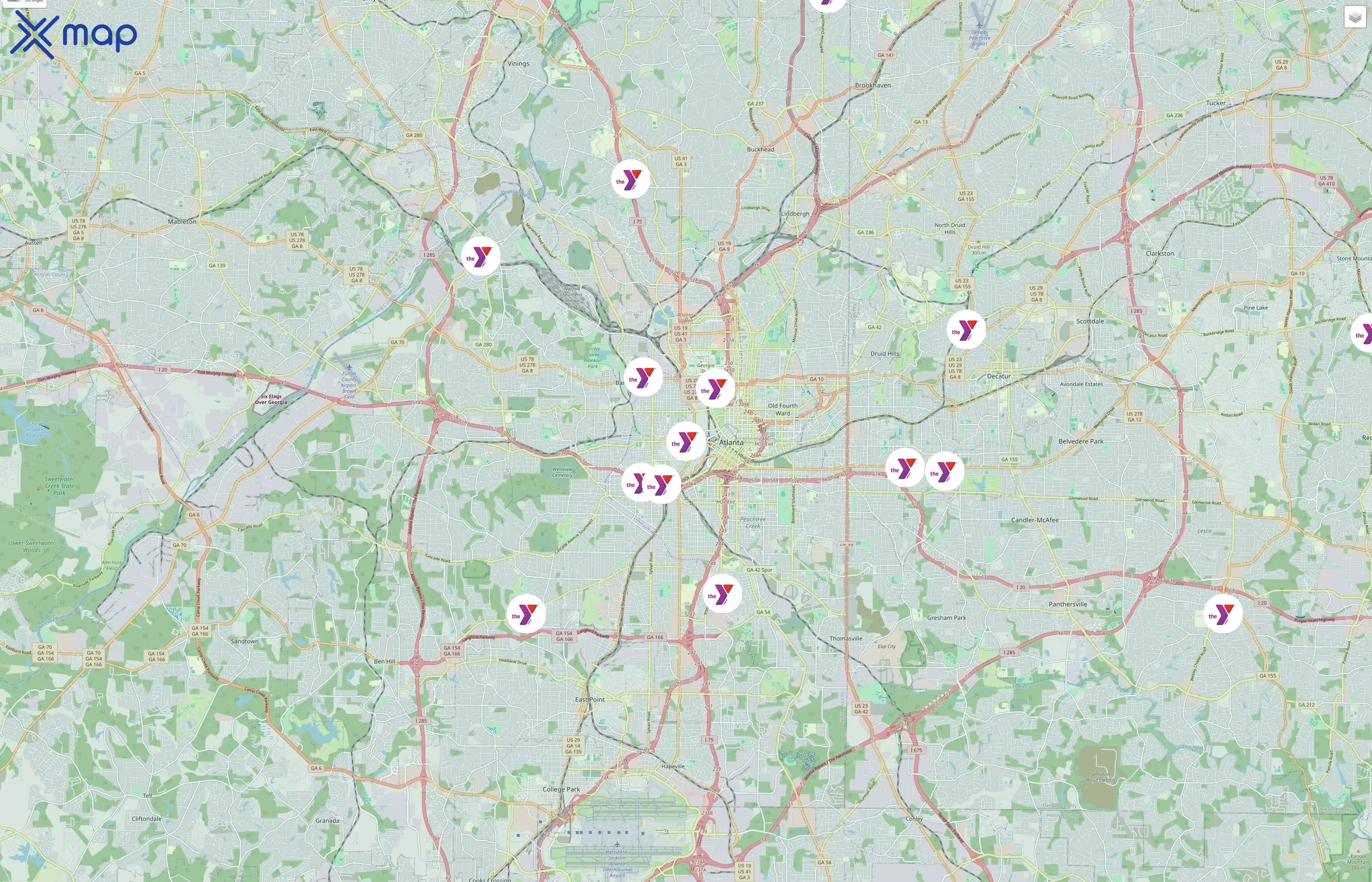 YMCA of Metro Atlanta traffic data