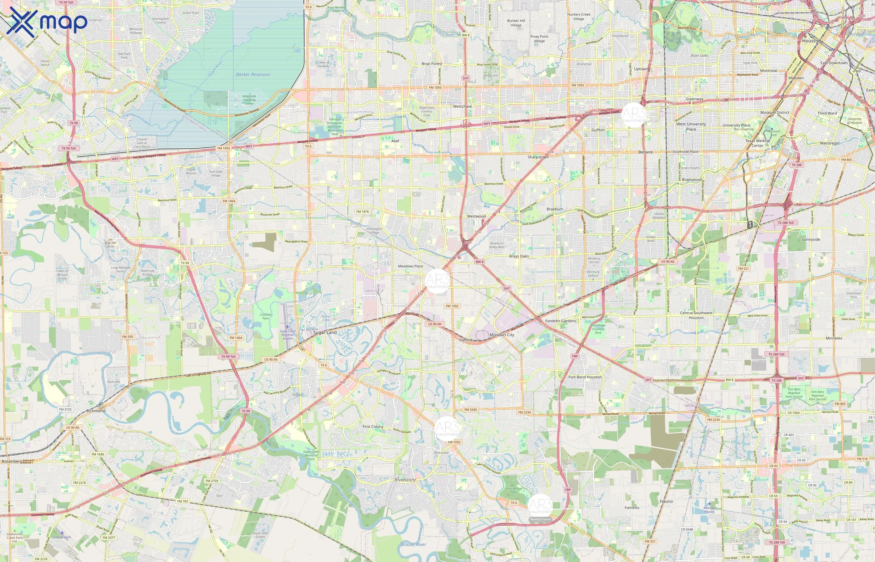 Em Lash Studio area coverage