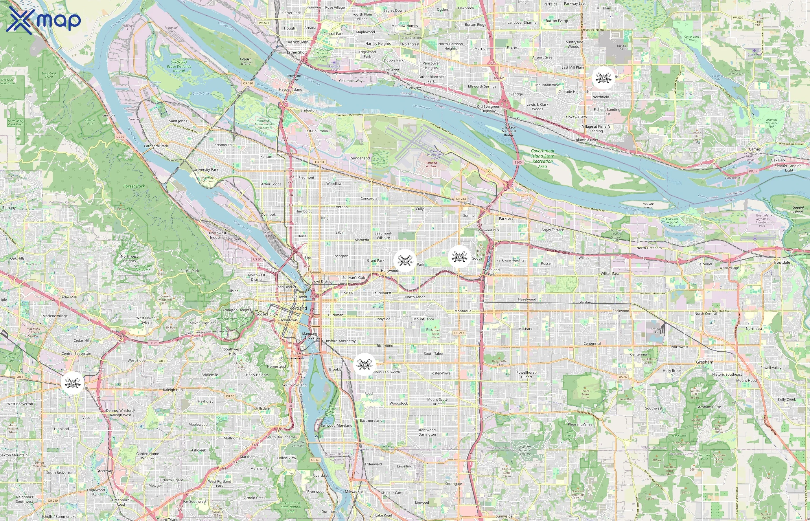 Celtic Axe Throwers area coverage