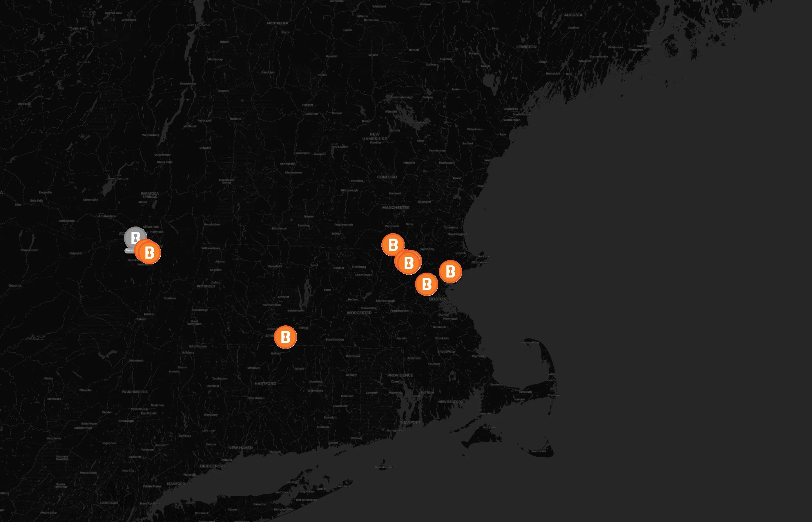 Best Fitness city distribution